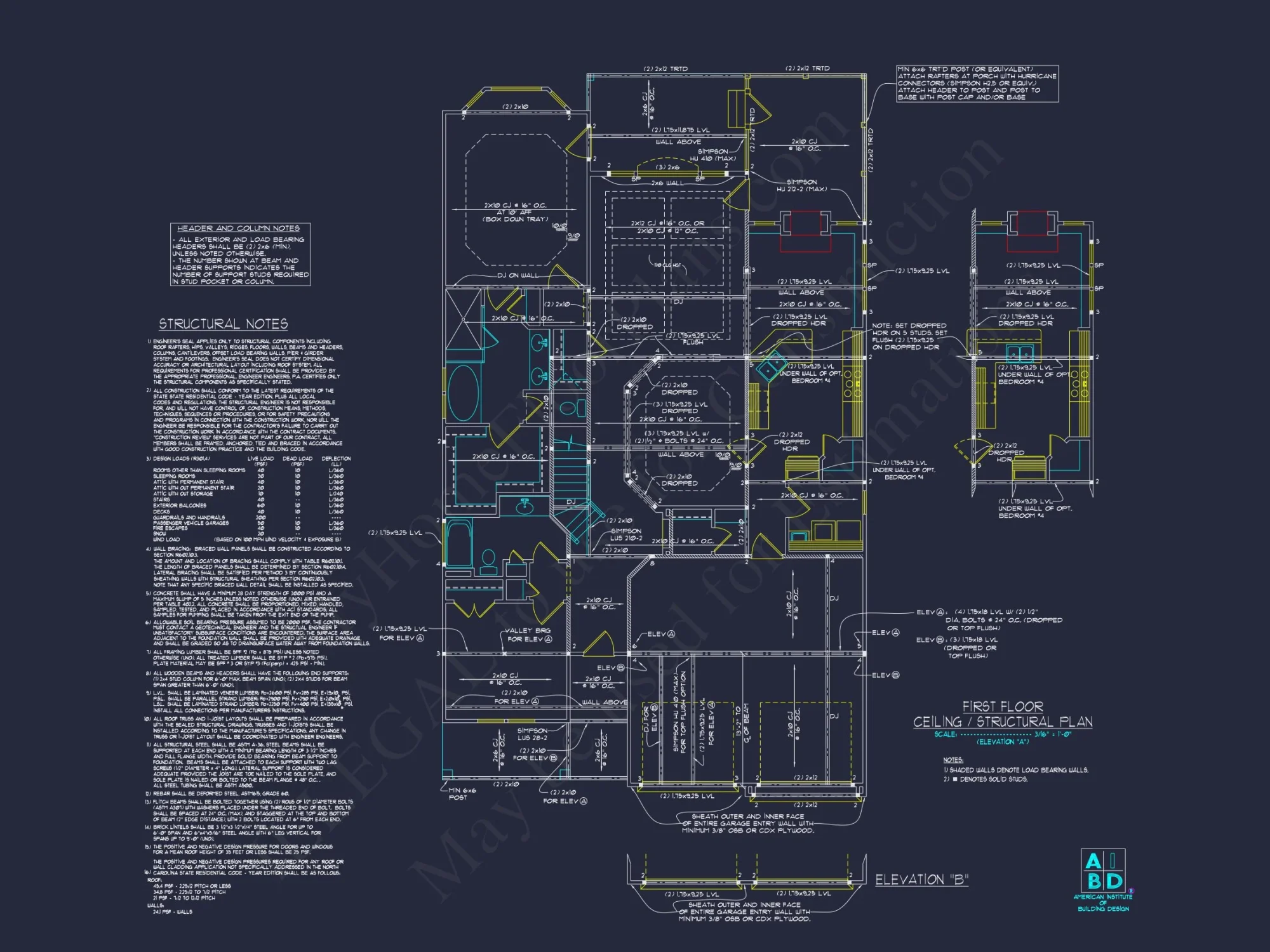 Beautiful 1.5-Story house Plan with CAD Designs & Floor Plan