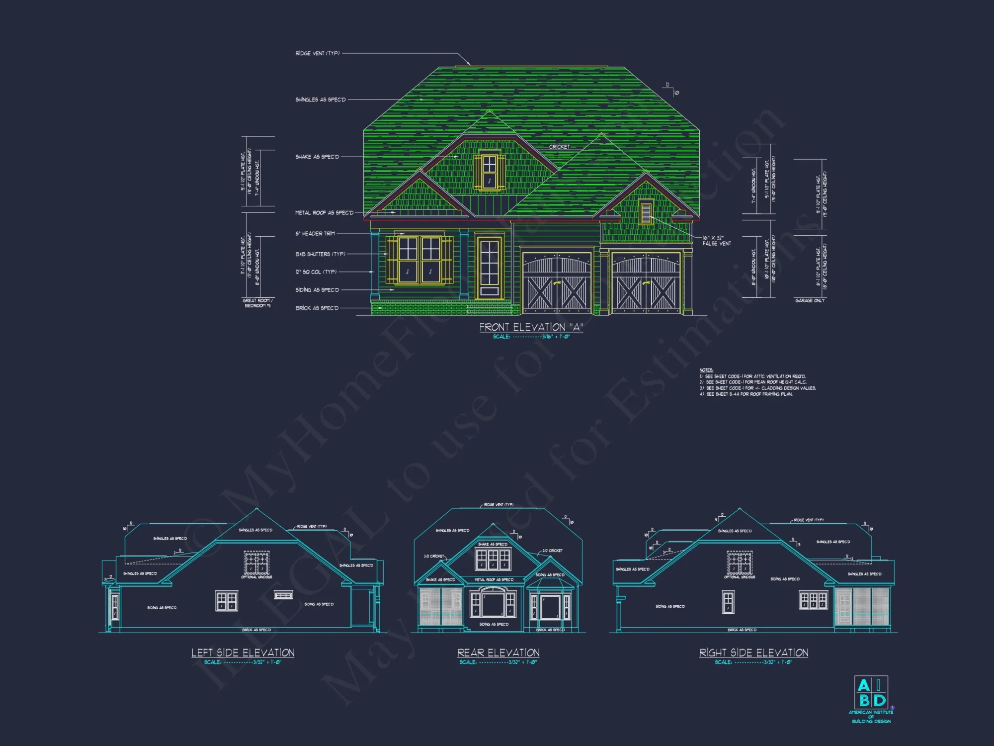 Beautiful 1.5-Story house Plan with CAD Designs & Floor Plan