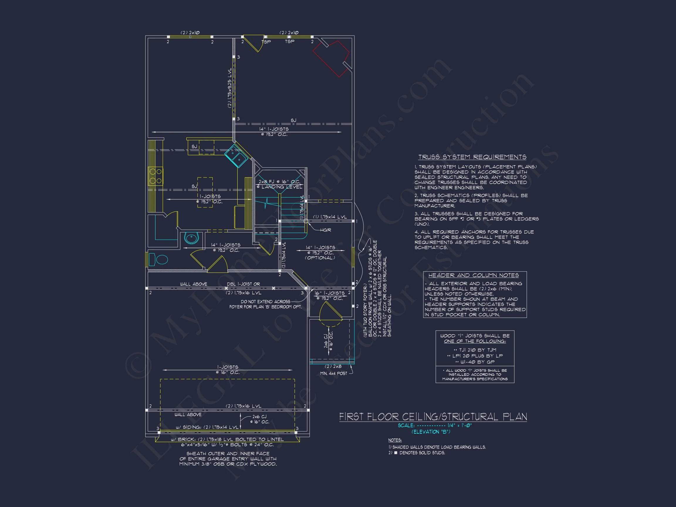 9-1819 HOUSE PLAN -Tudor Revival House Plan - 3-Bed, 2.5-Bath, 2,150 SF 11 Elegant house Plan with Detailed CAD Blueprints and Designs