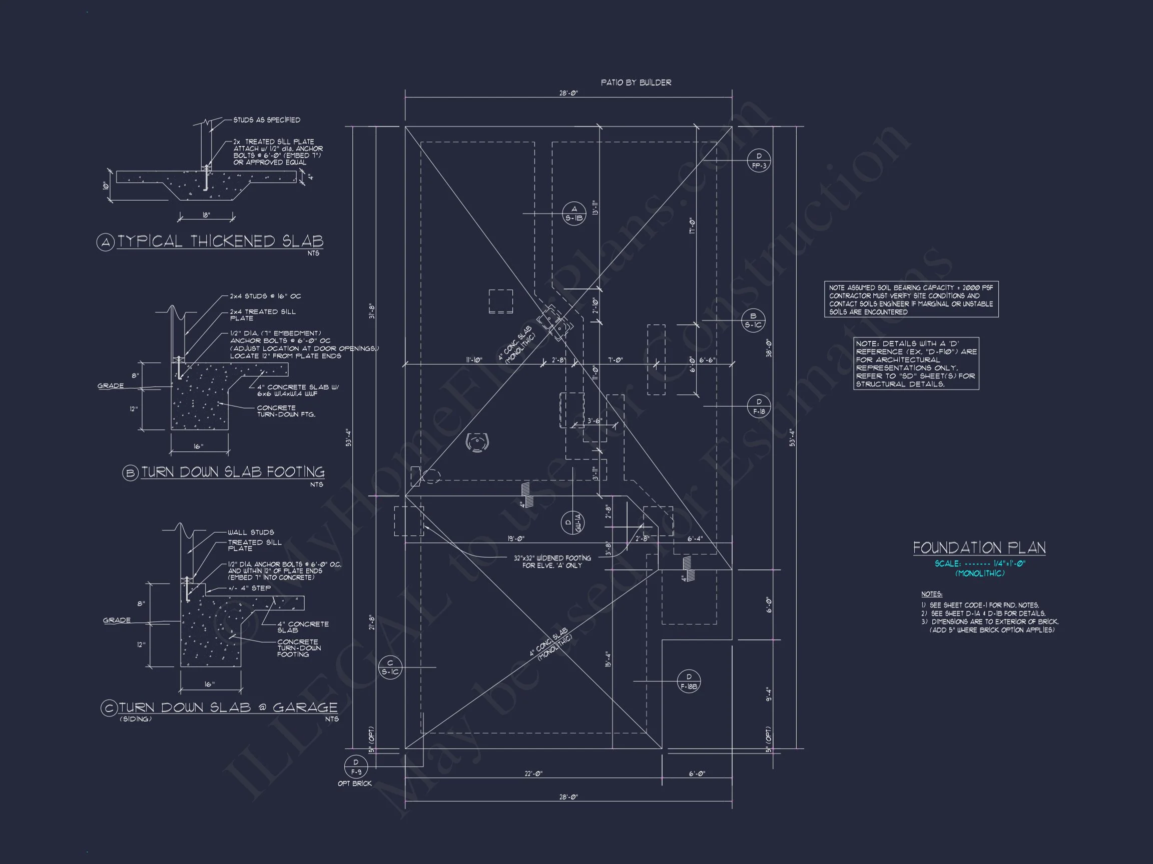 9-1819 HOUSE PLAN -Tudor Revival House Plan - 3-Bed, 2.5-Bath, 2,150 SF 10 Elegant house Plan with Detailed CAD Blueprints and Designs