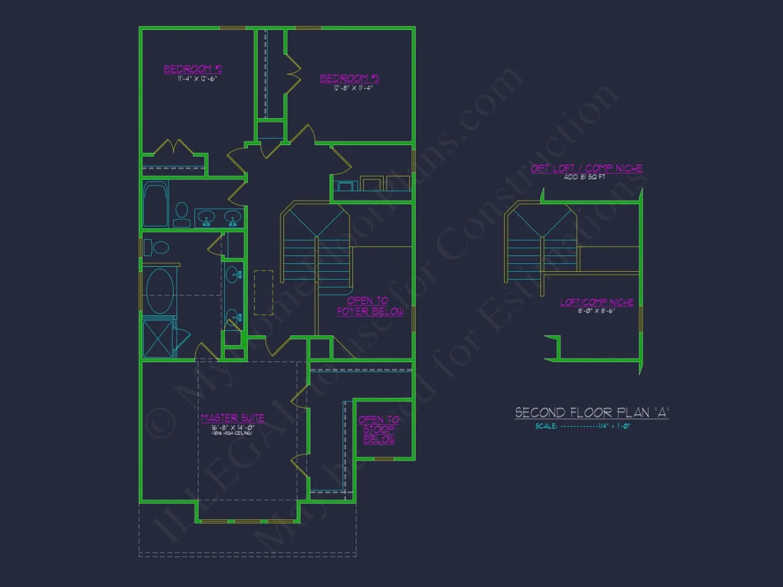 Elegant house Plan with Detailed CAD Blueprints and Designs