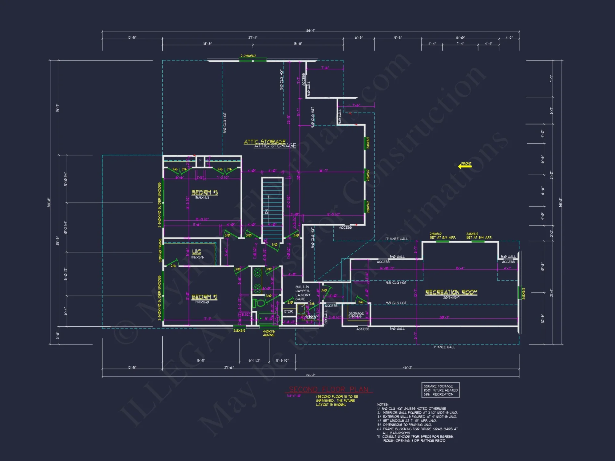 Elegant house Plan with 2 Stories and Colonial Farmhouse Style