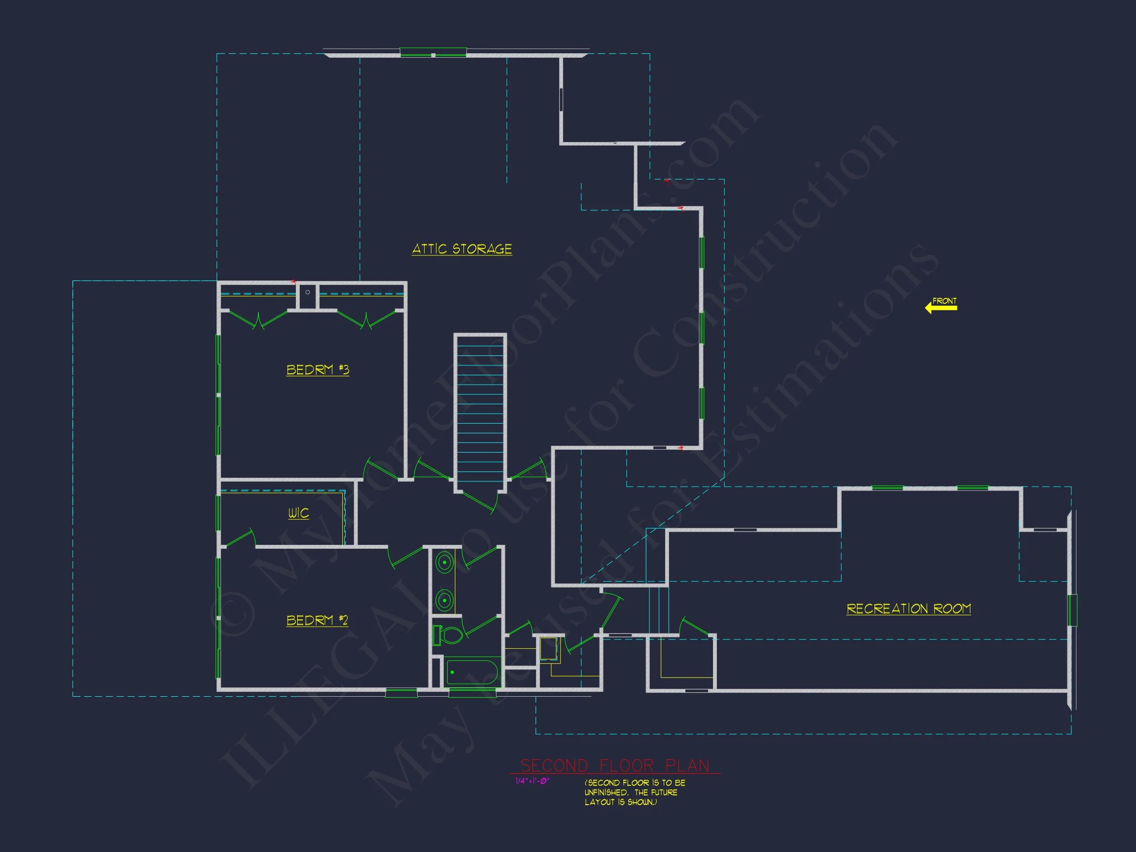 Elegant house Plan with 2 Stories and Colonial Farmhouse Style