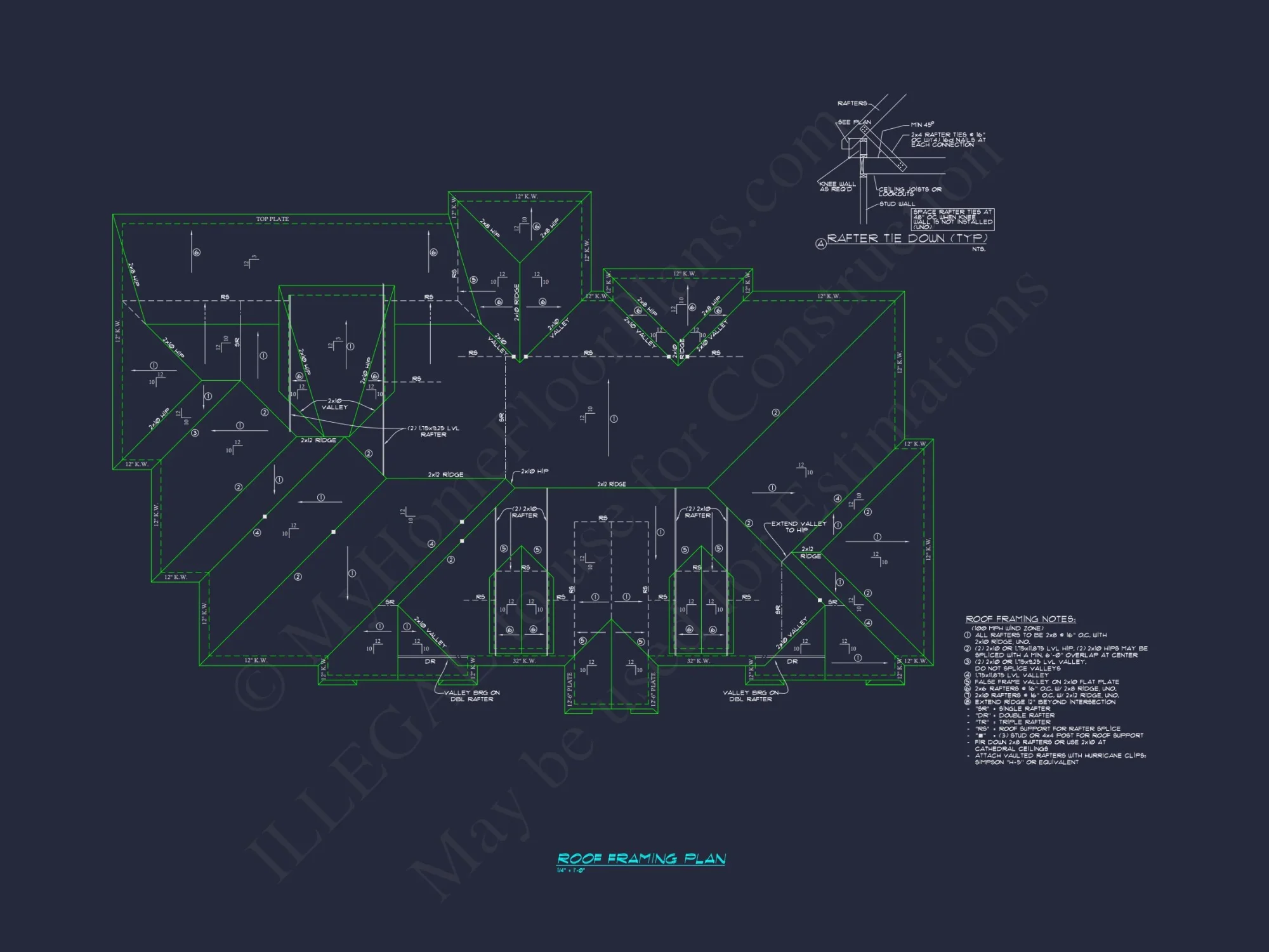 Classic 2182 Sq. Ft. house Plan with Open Floor Blueprint