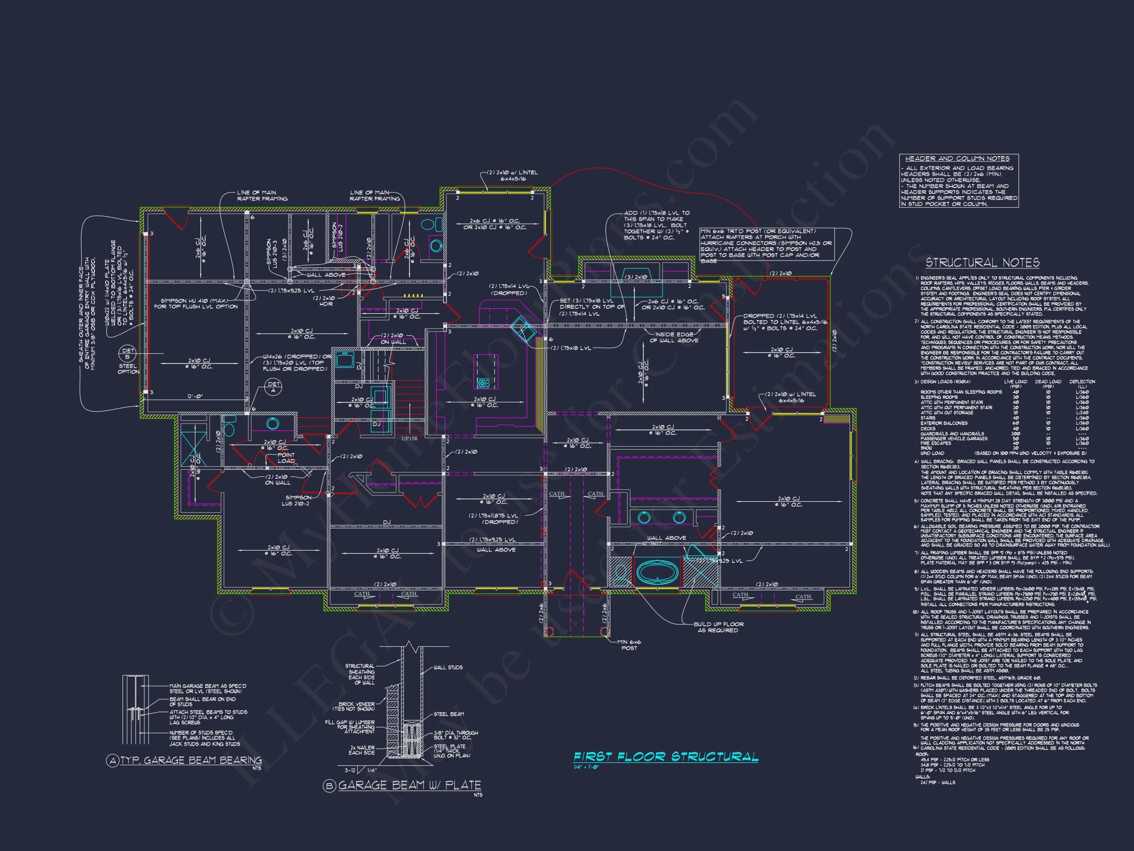 9-1757 HOUSE PLAN -Traditional Home Plan - 3-Bed, 2-Bath, 2,182 SF 11 Classic 2182 Sq. Ft. house Plan with Open Floor Blueprint