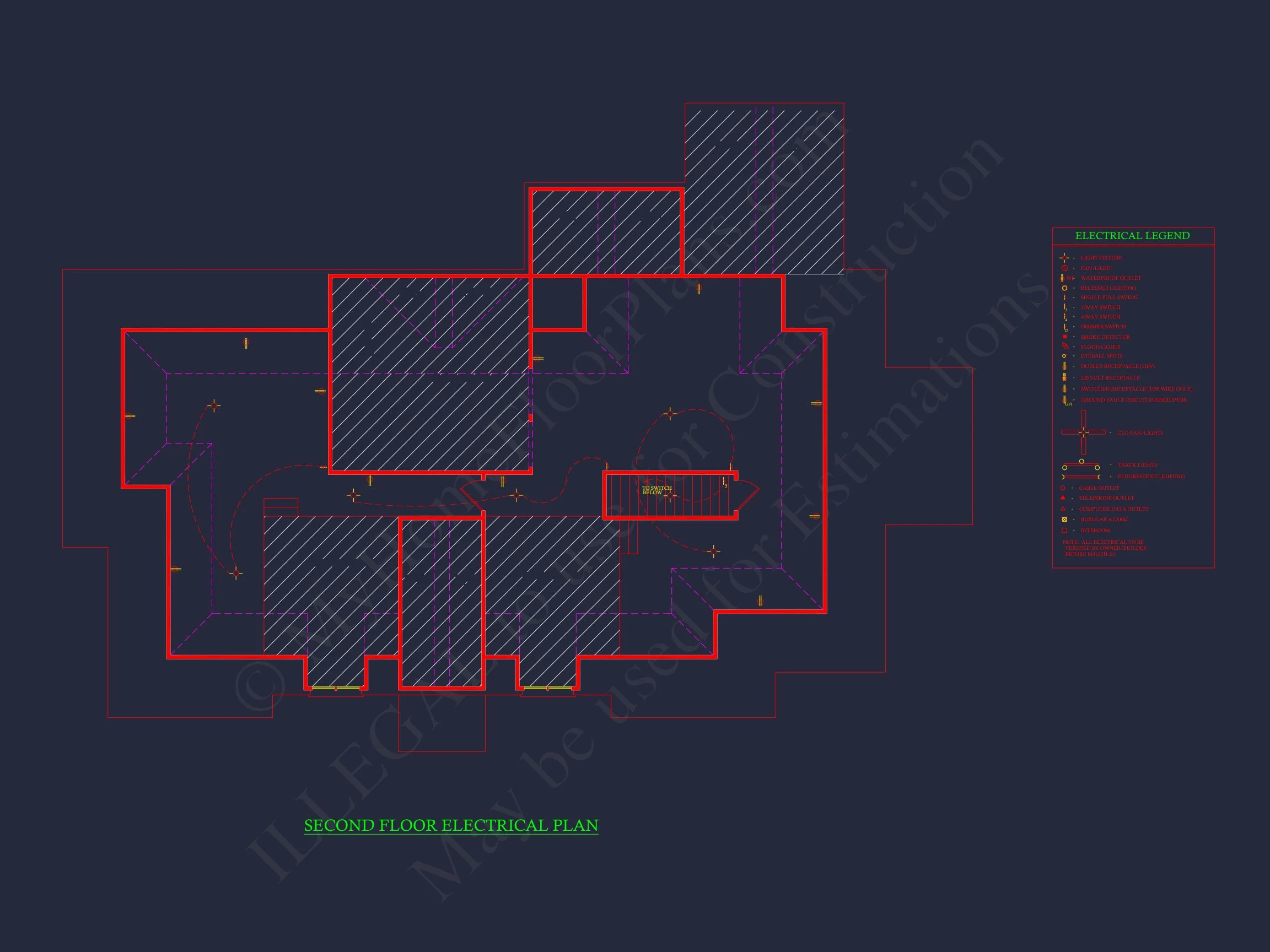 9-1757 HOUSE PLAN -Traditional Home Plan - 3-Bed, 2-Bath, 2,182 SF 9 Classic 2182 Sq. Ft. house Plan with Open Floor Blueprint