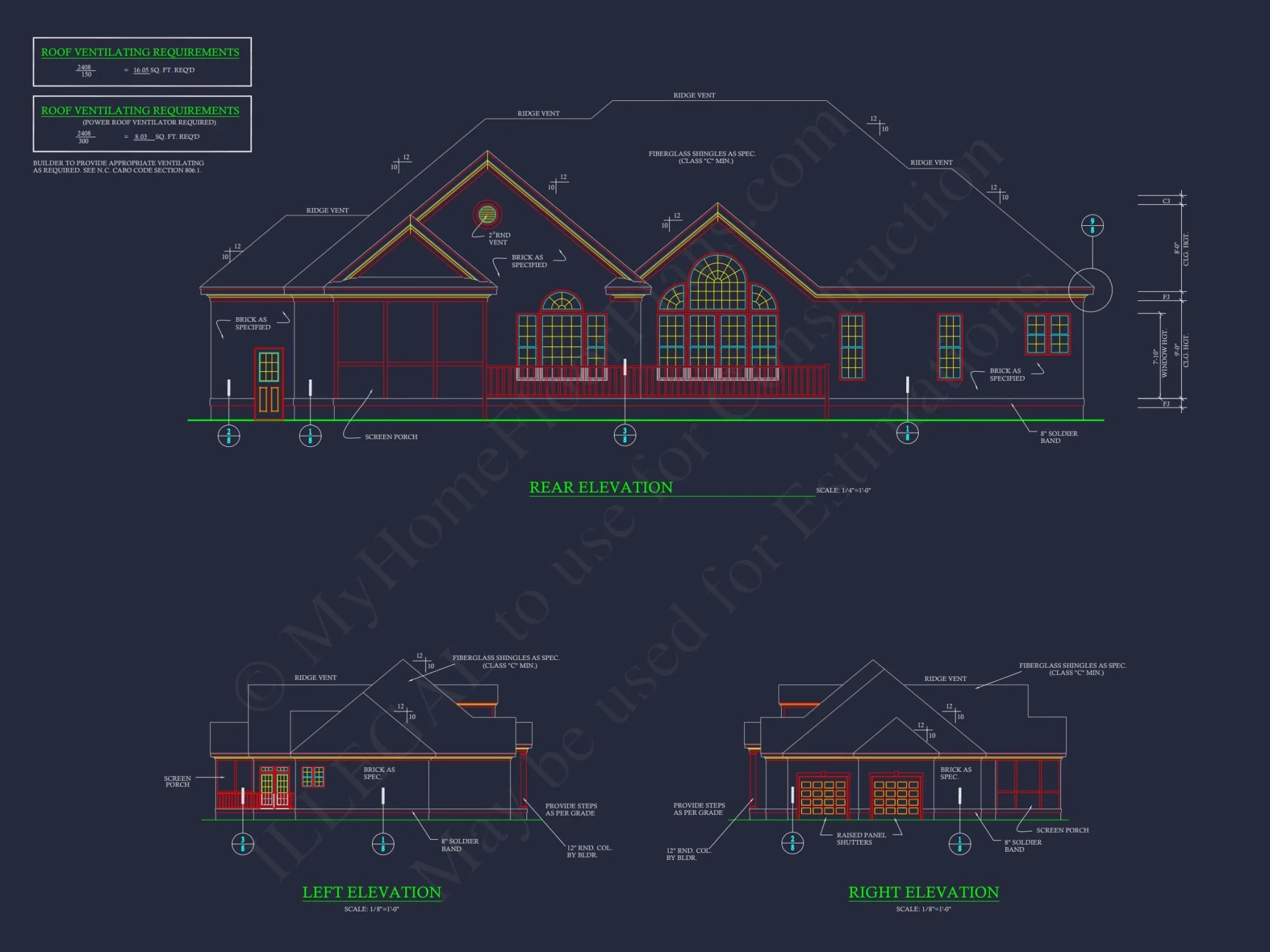 Classic 2182 Sq. Ft. house Plan with Open Floor Blueprint