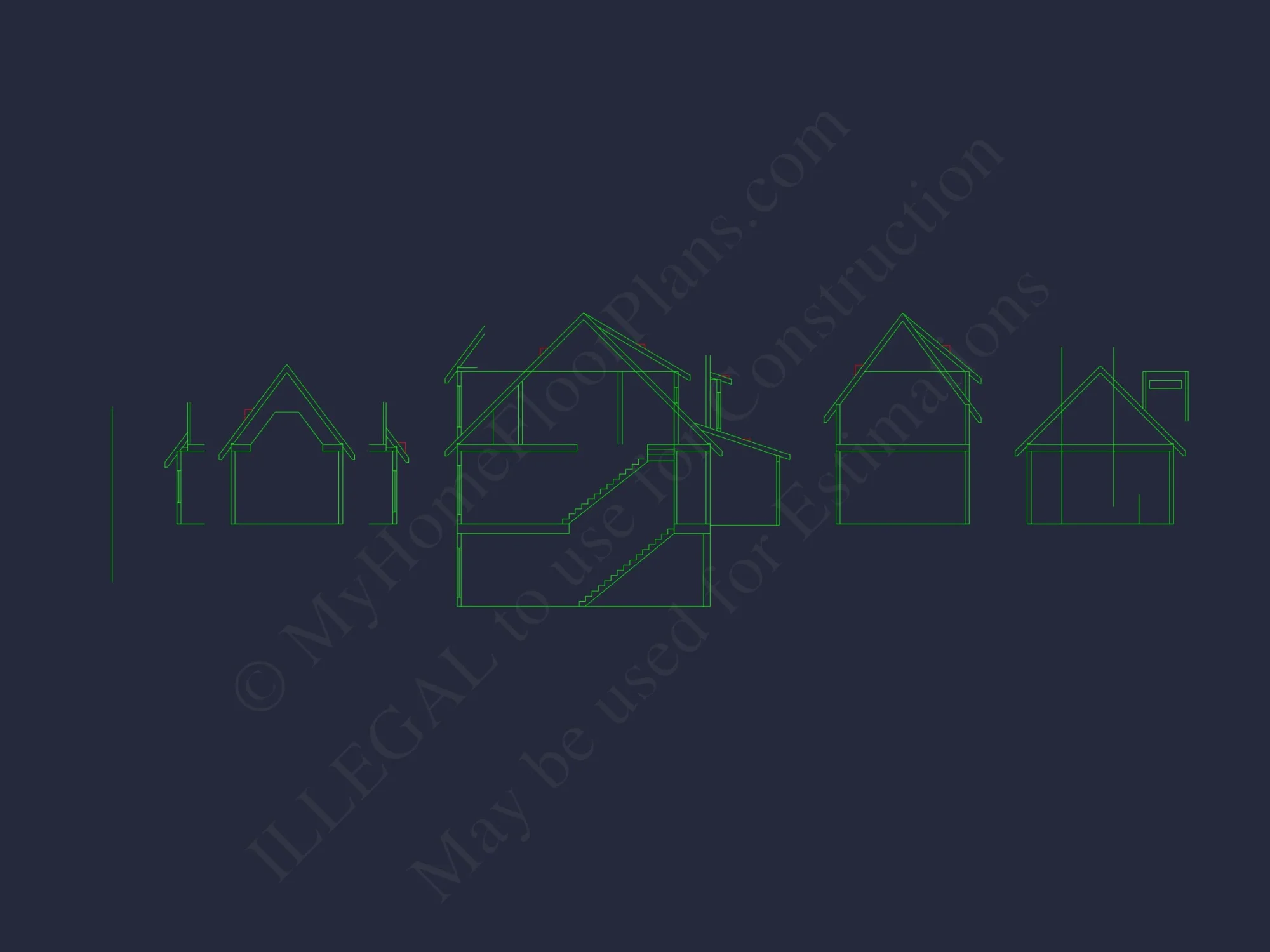 Craftsman house Plan with Open Floor Plan & CAD Designs