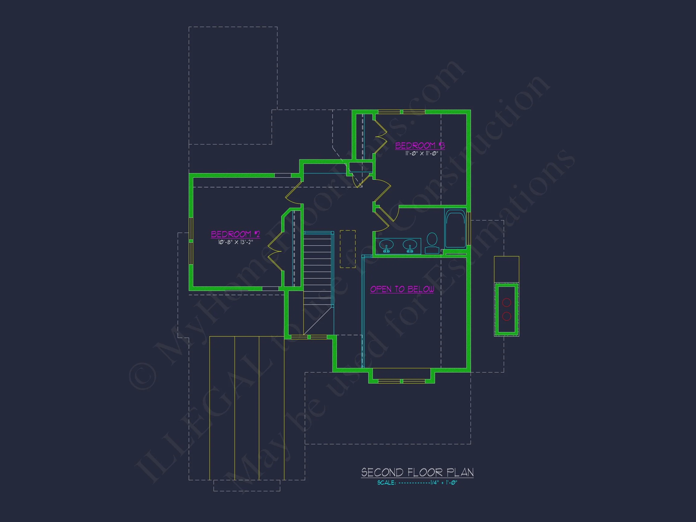 Craftsman house Plan with Open Floor Plan & CAD Designs