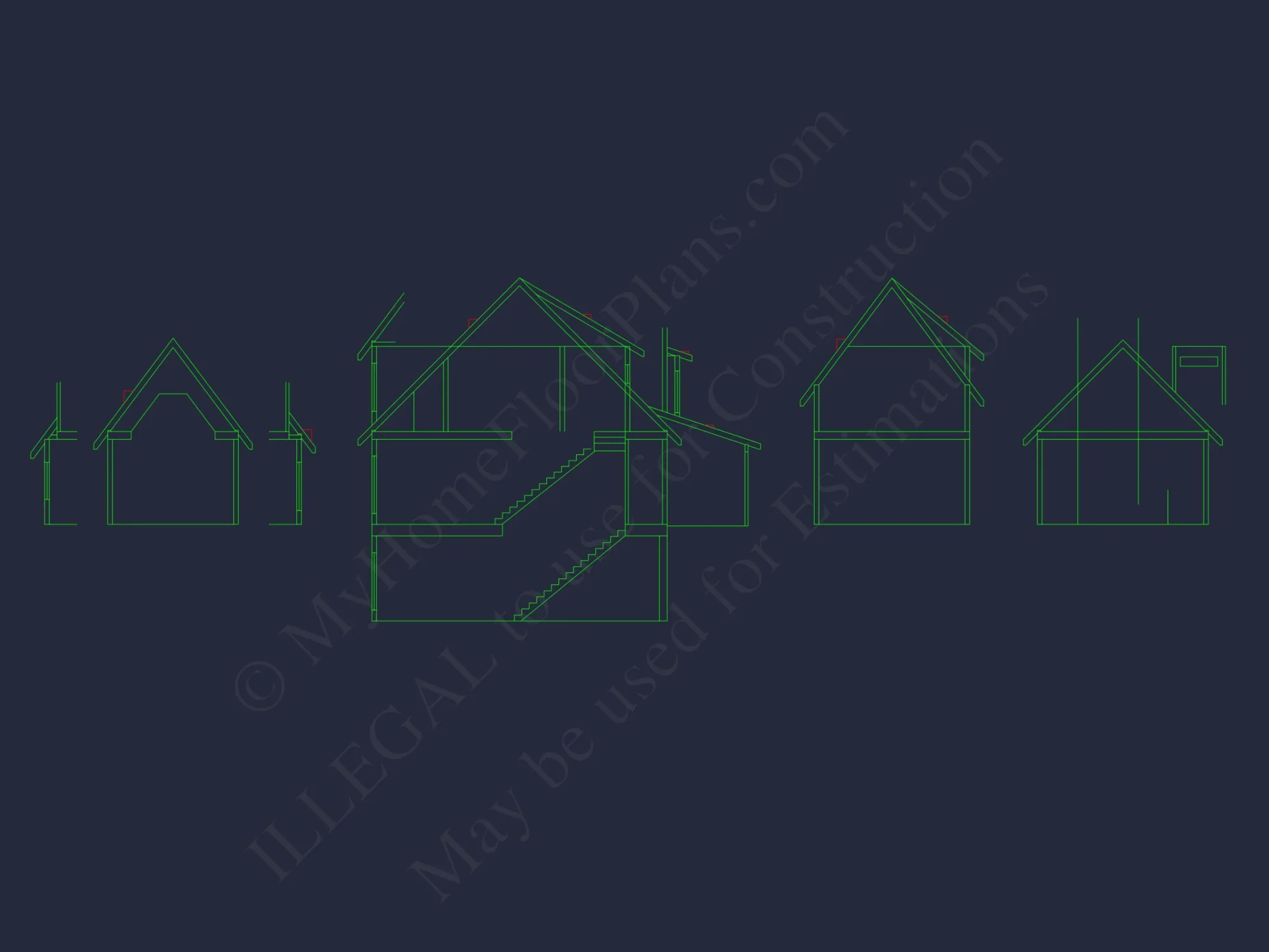 Craftsman house Plan with Open Floor Plan & CAD Designs