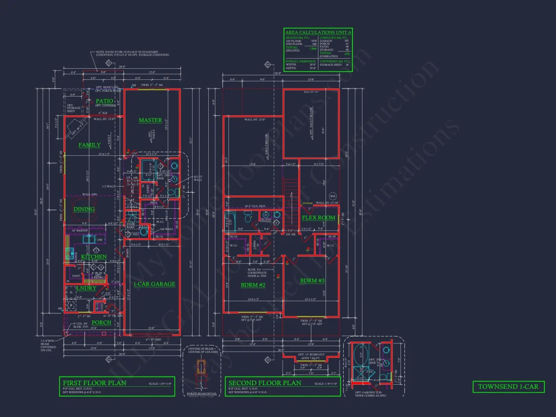 Modern Suburban house Plan with Open Floor Design