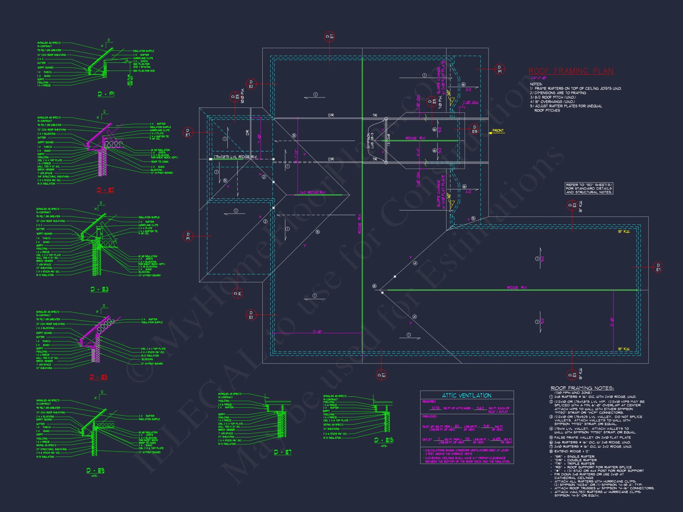 9-1291 HOUSE PLAN -Traditional Ranch Home Plan - 3-Bed, 2-Bath, 2,150 SF 15 Spacious 2-Story house Plan with 3 Bedrooms and Bonus Room