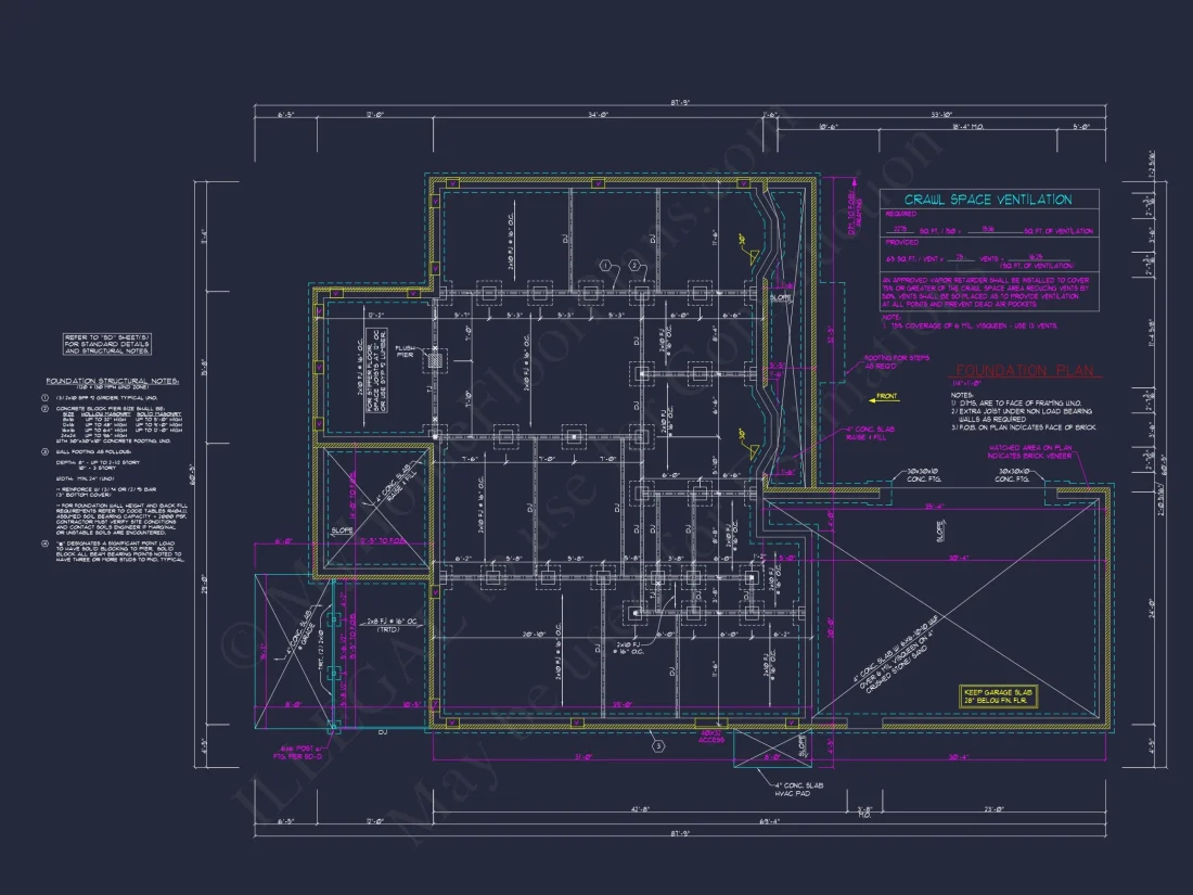 Spacious 2-Story house Plan with 3 Bedrooms and Bonus Room