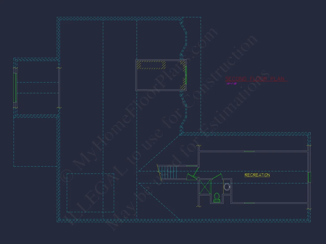 Spacious 2-Story house Plan with 3 Bedrooms and Bonus Room