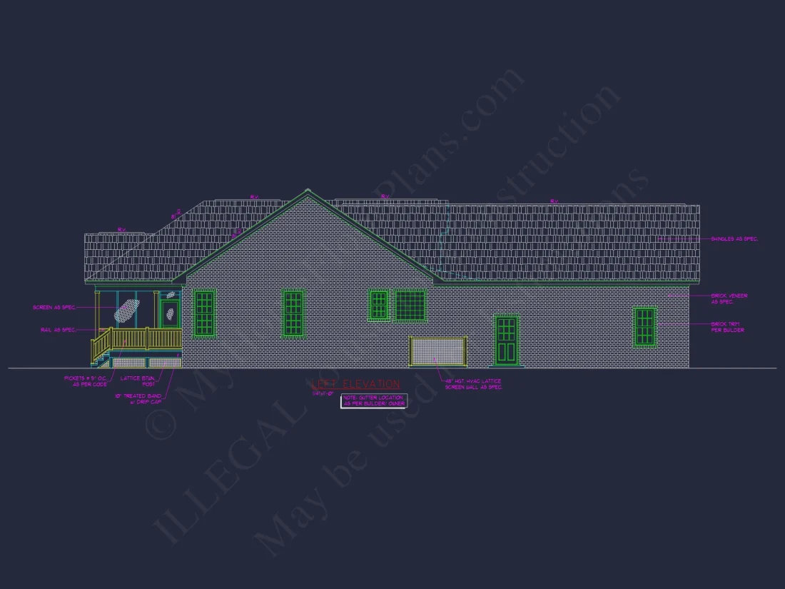 Spacious 2-Story house Plan with 3 Bedrooms and Bonus Room