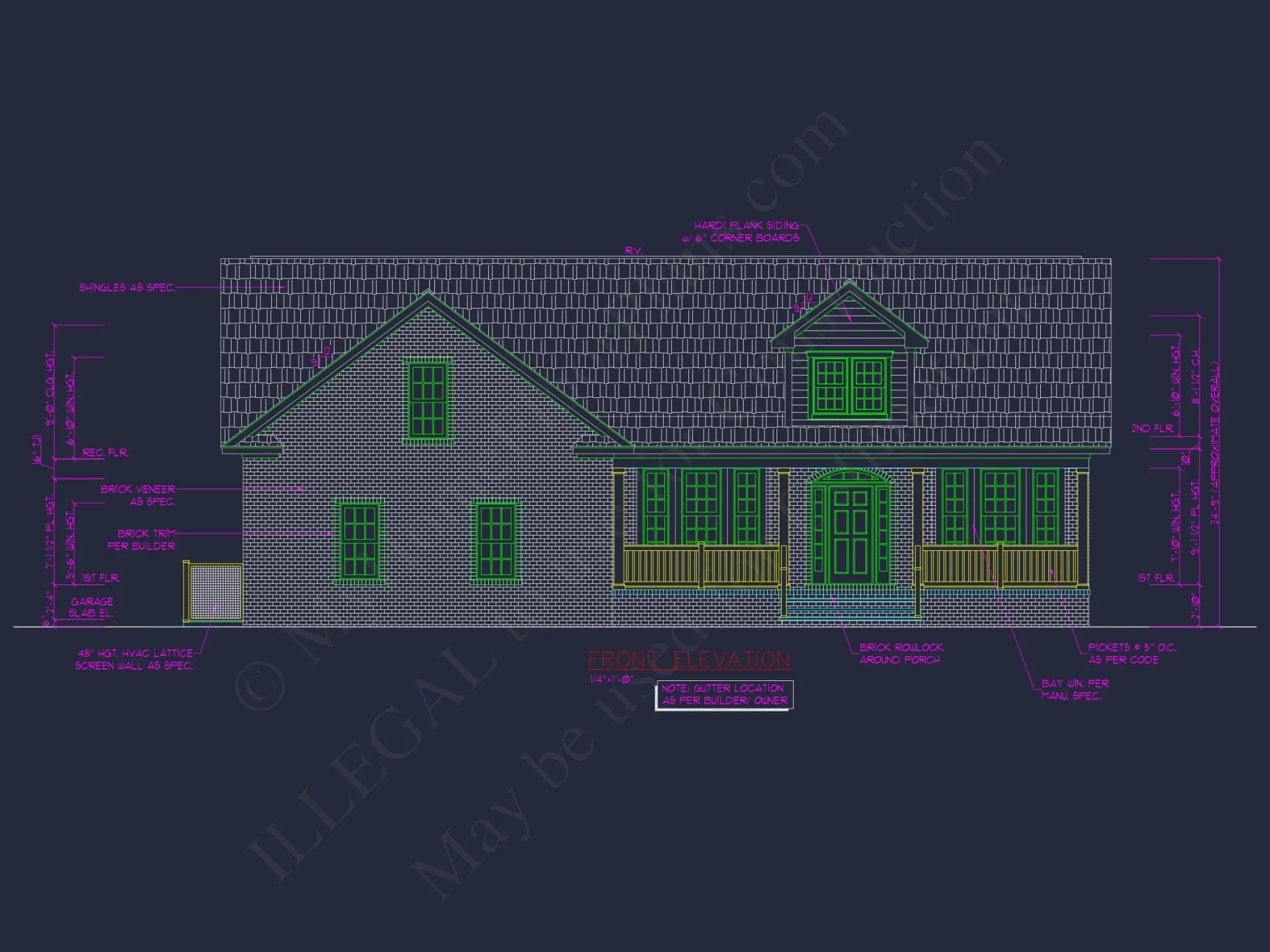Spacious 2-Story house Plan with 3 Bedrooms and Bonus Room