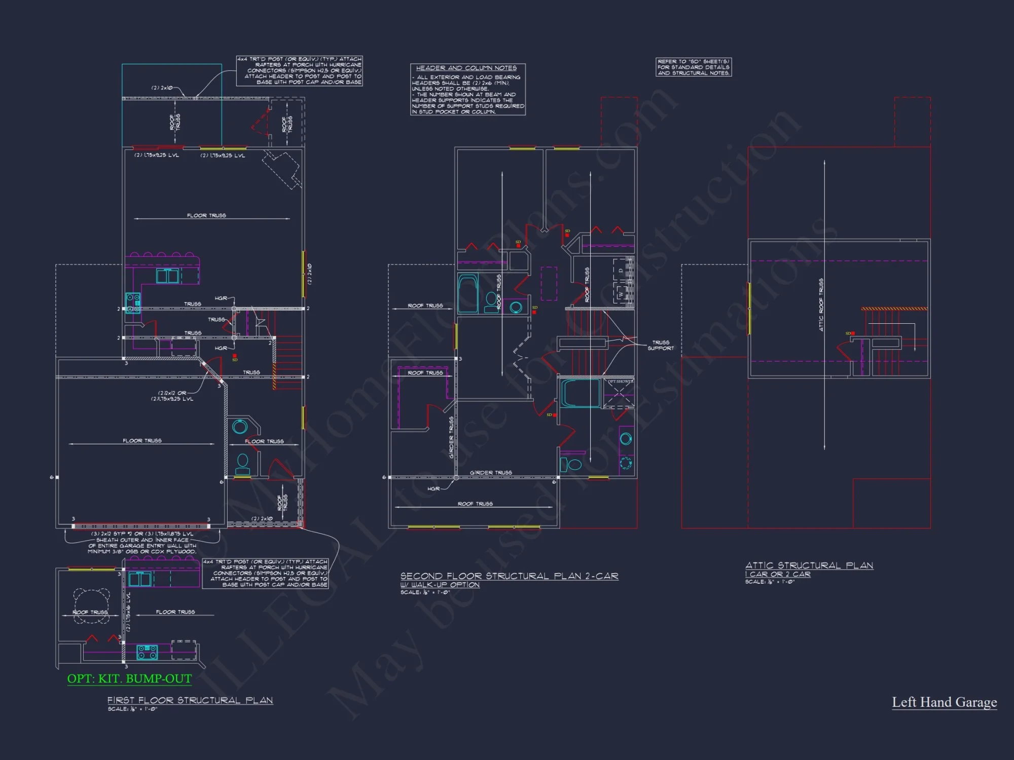 Modern Craftsman house Plan with CAD Floor Plans and Designs
