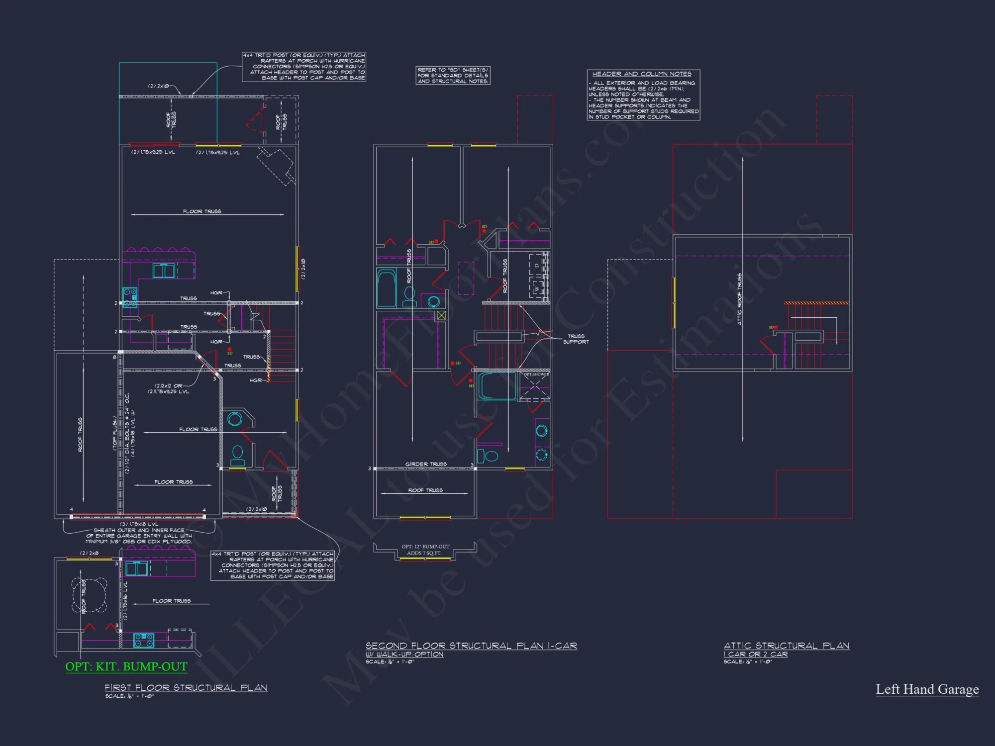 Modern Craftsman house Plan with CAD Floor Plans and Designs