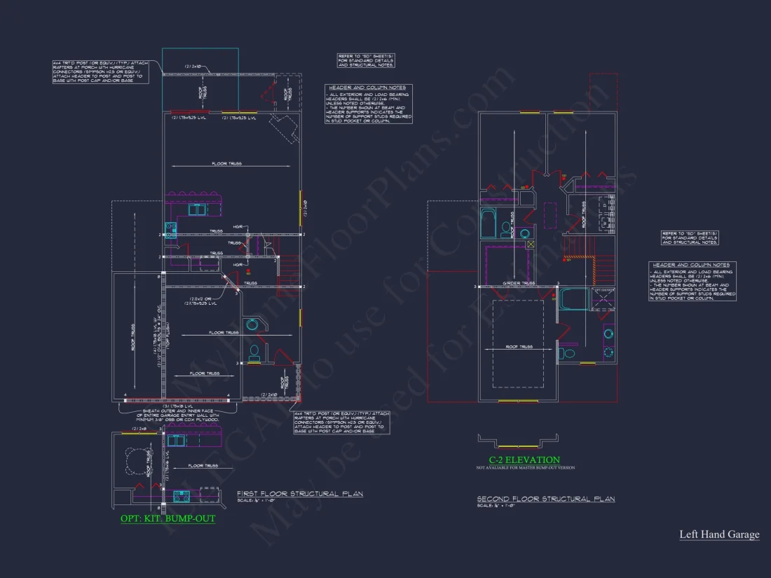 Modern Craftsman house Plan with CAD Floor Plans and Designs