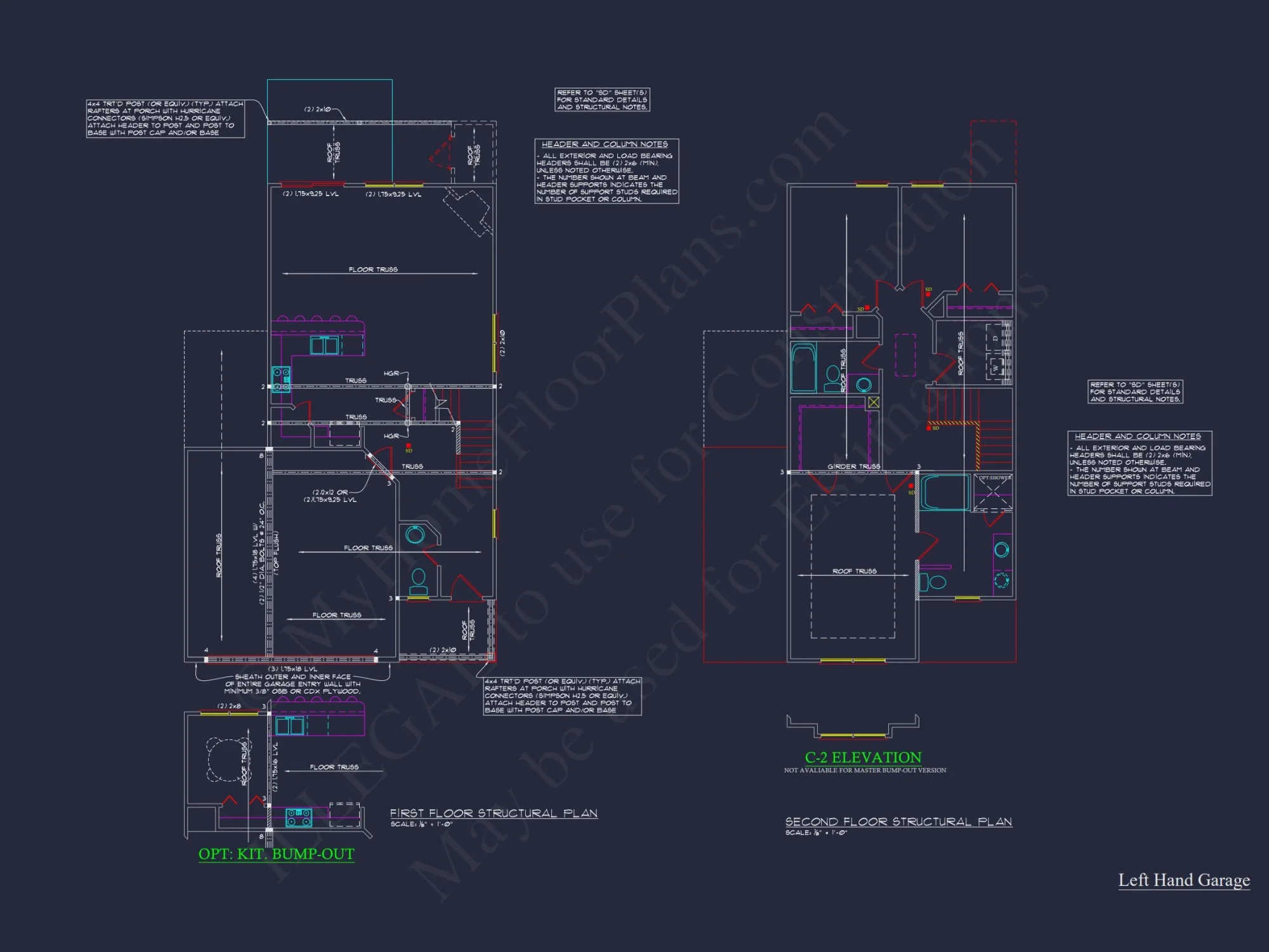 Modern Craftsman house Plan with CAD Floor Plans and Designs