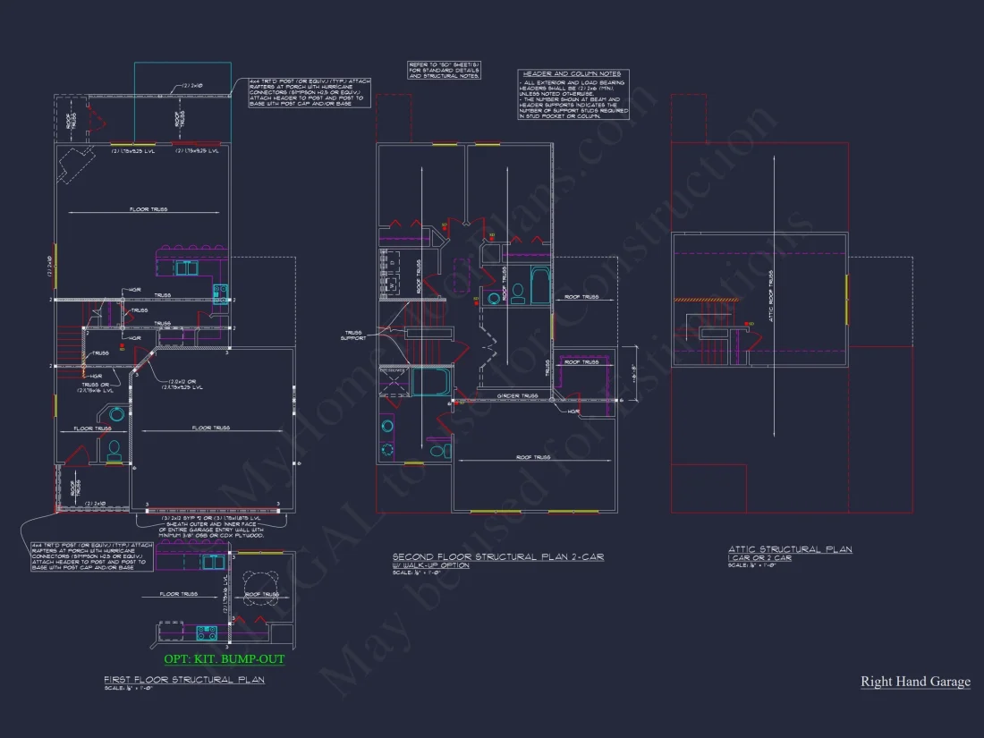Modern Craftsman house Plan with CAD Floor Plans and Designs