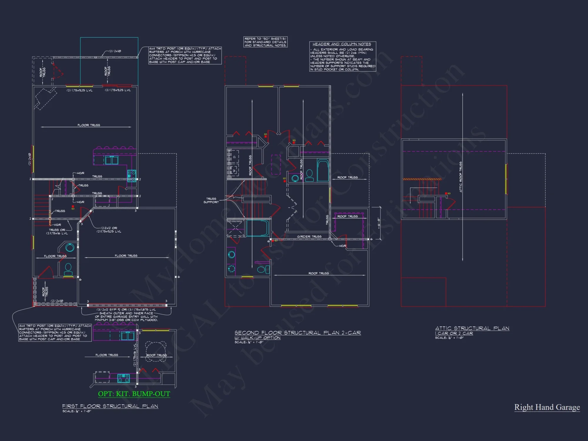 Modern Craftsman house Plan with CAD Floor Plans and Designs