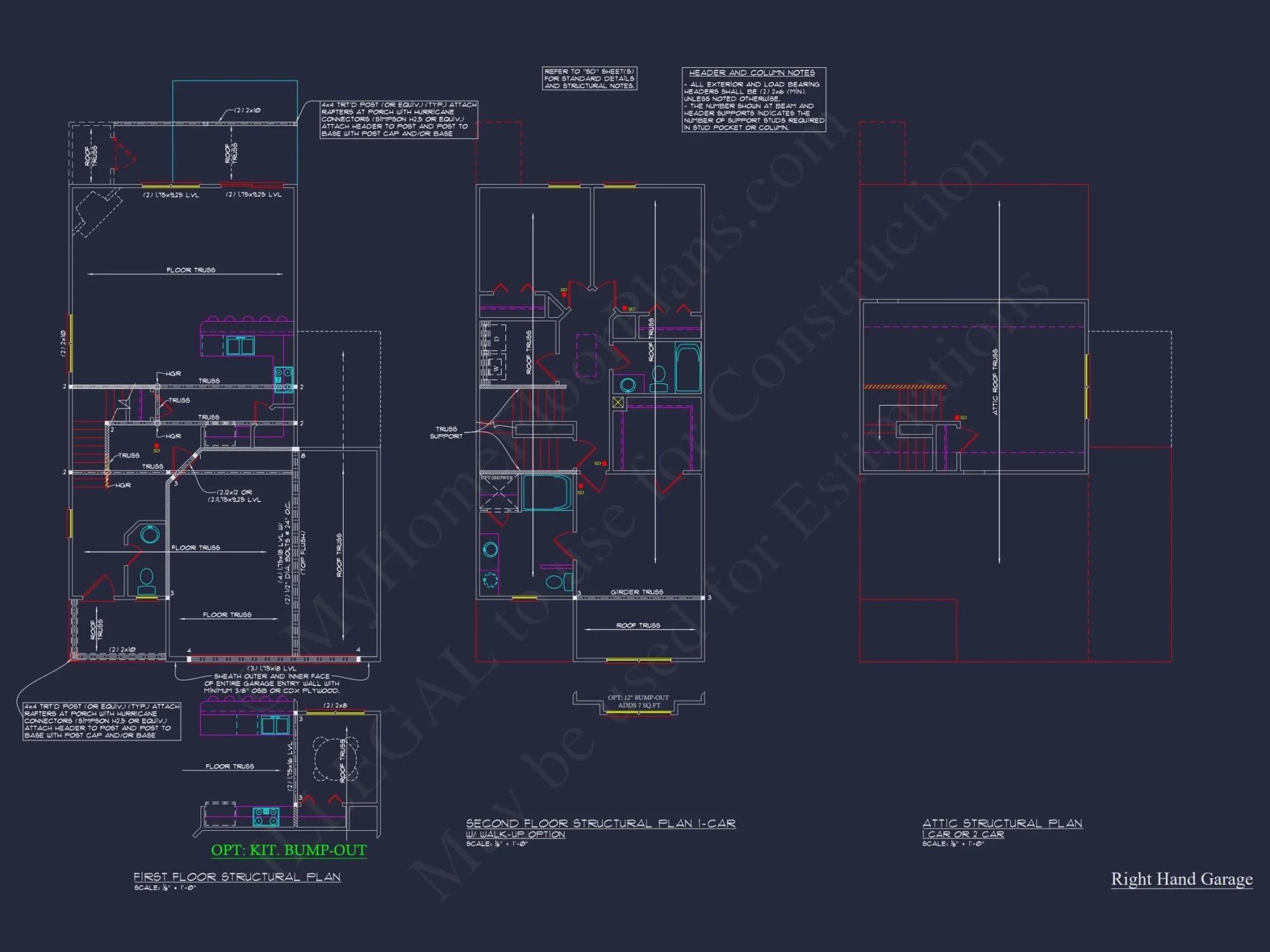 Modern Craftsman house Plan with CAD Floor Plans and Designs