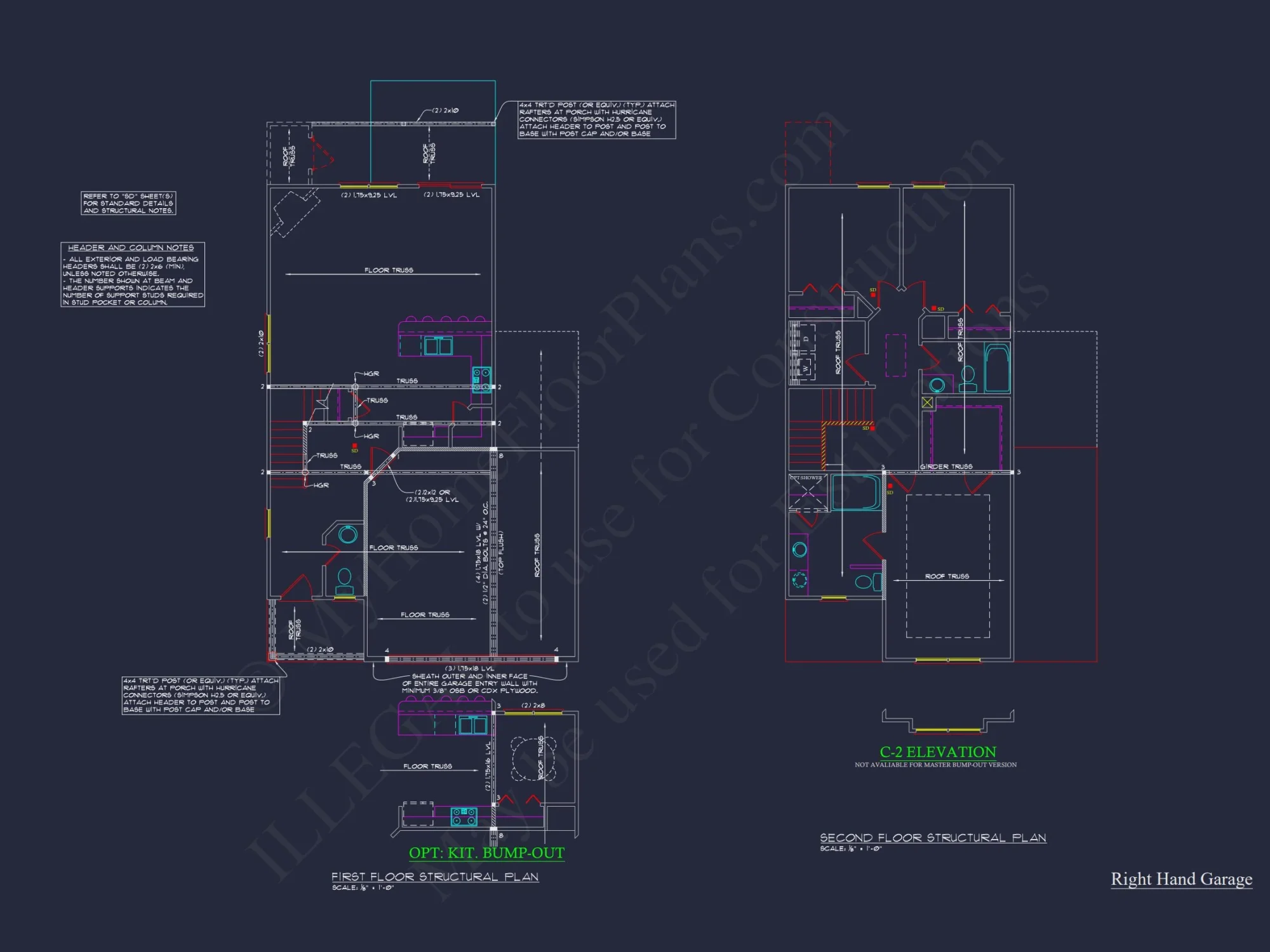Modern Craftsman house Plan with CAD Floor Plans and Designs