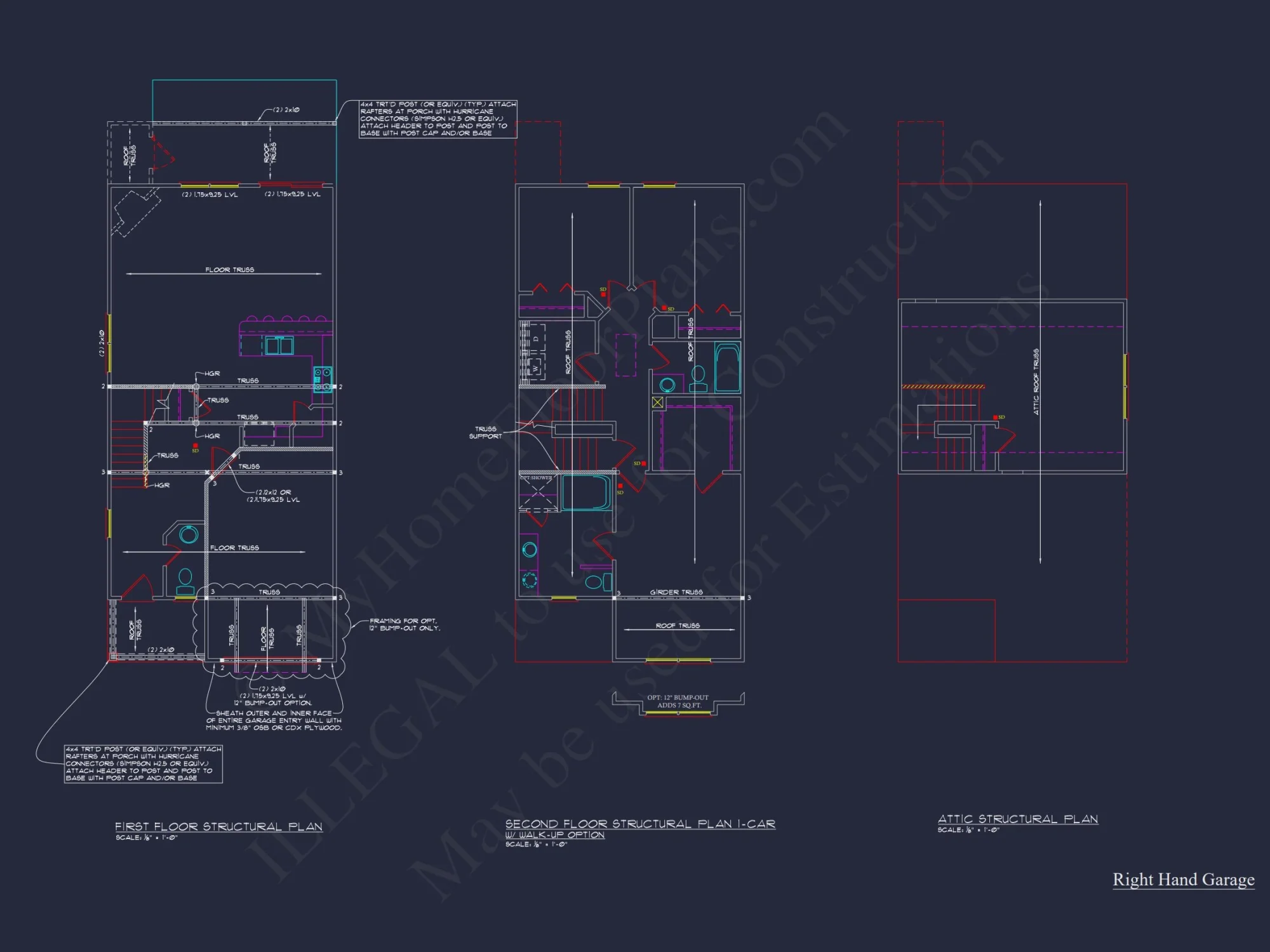 Modern Craftsman house Plan with CAD Floor Plans and Designs