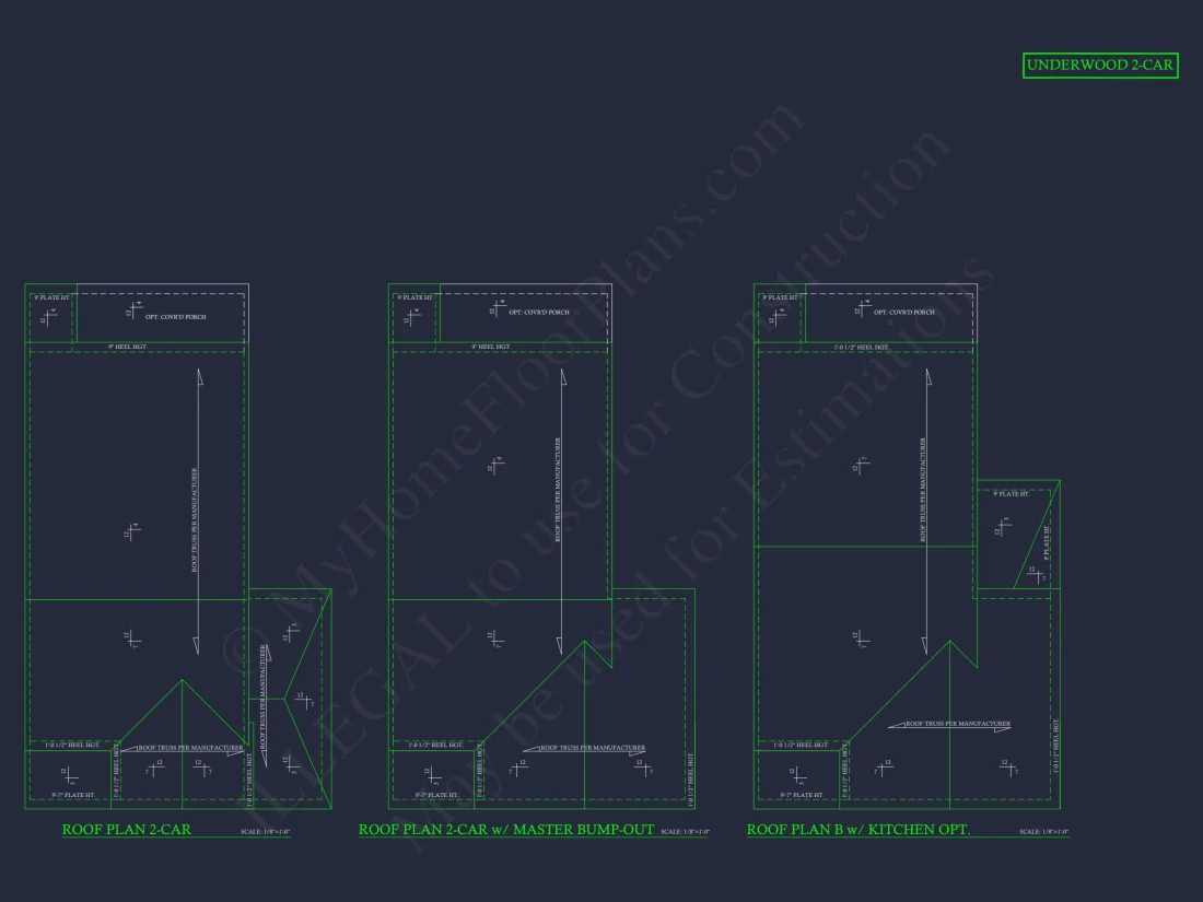 Modern Craftsman house Plan with CAD Floor Plans and Designs