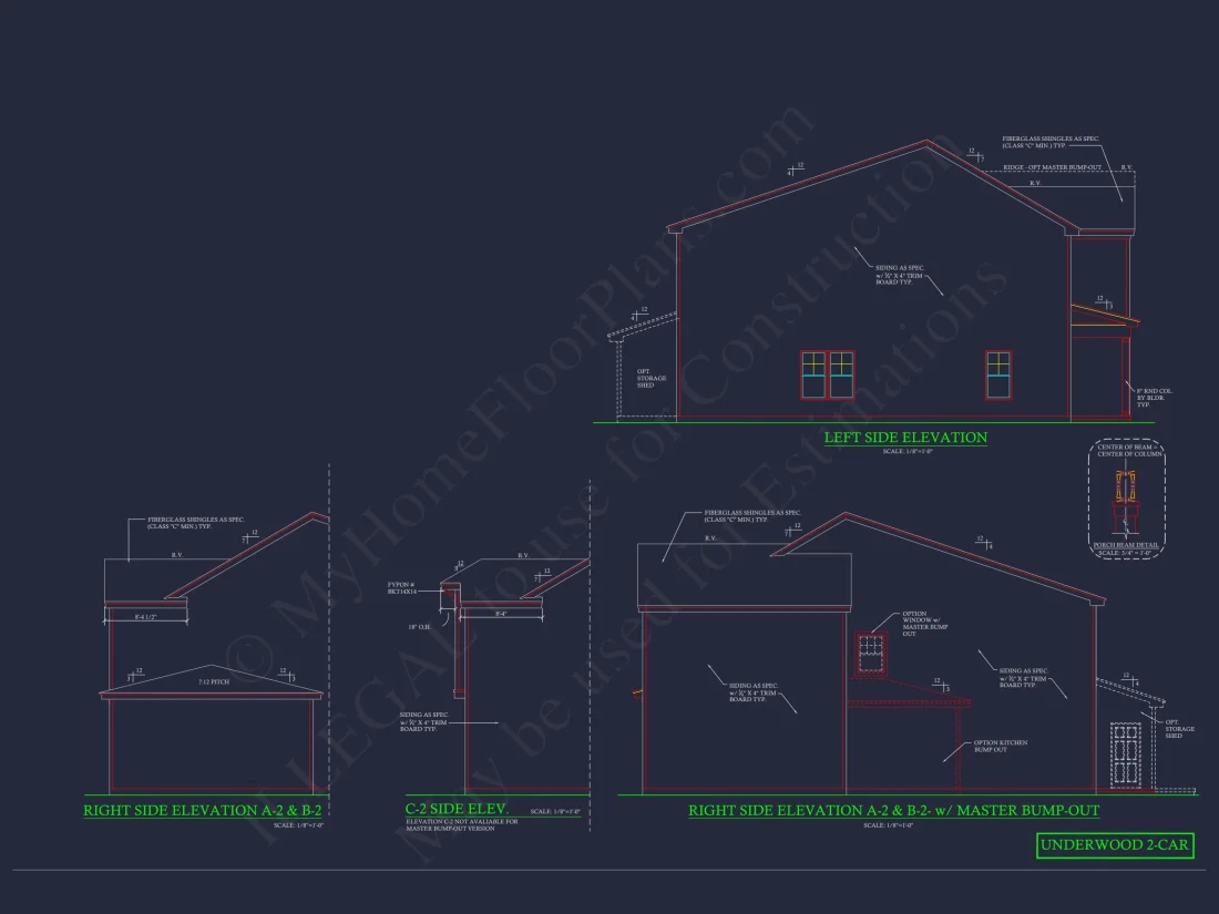 Modern Craftsman house Plan with CAD Floor Plans and Designs