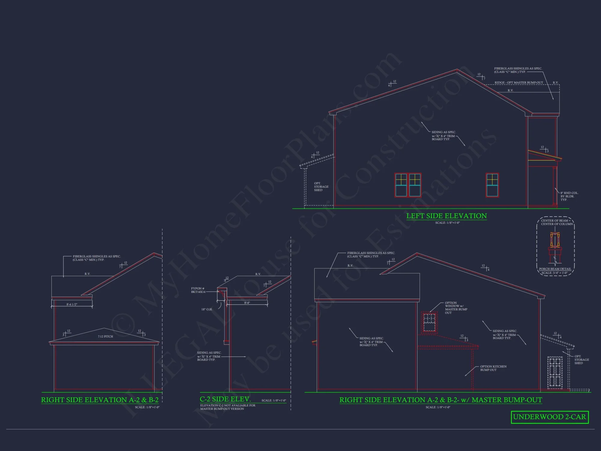 Modern Craftsman house Plan with CAD Floor Plans and Designs