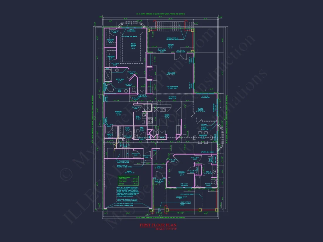 Craftsman house Plan with 2 Story Layout and CAD Designs