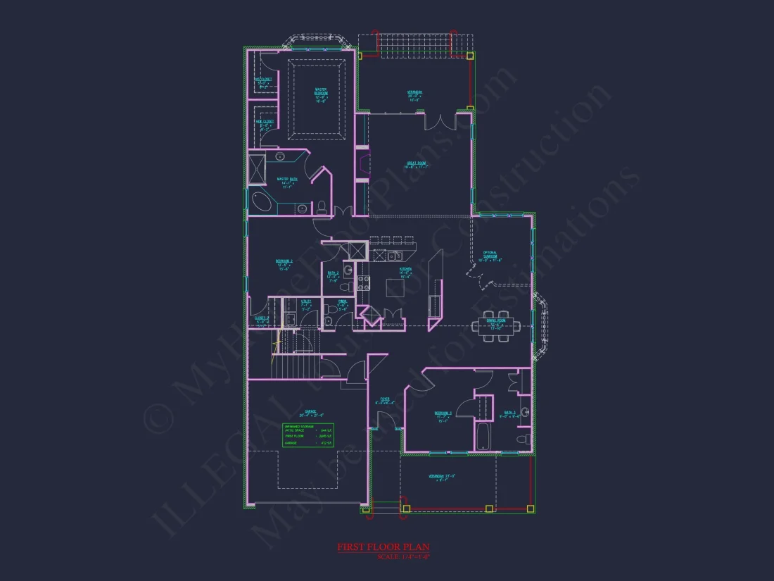 Craftsman house Plan with 2 Story Layout and CAD Designs