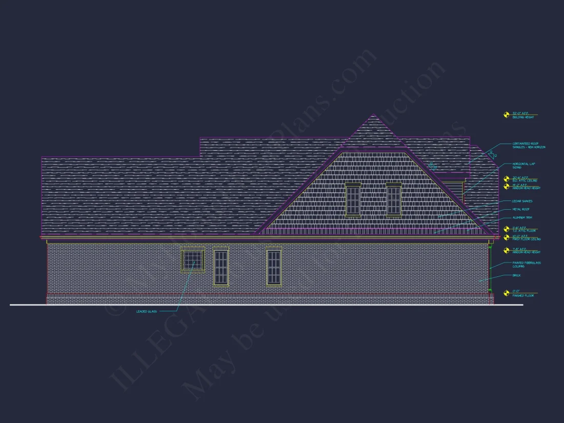 Craftsman house Plan with 2 Story Layout and CAD Designs