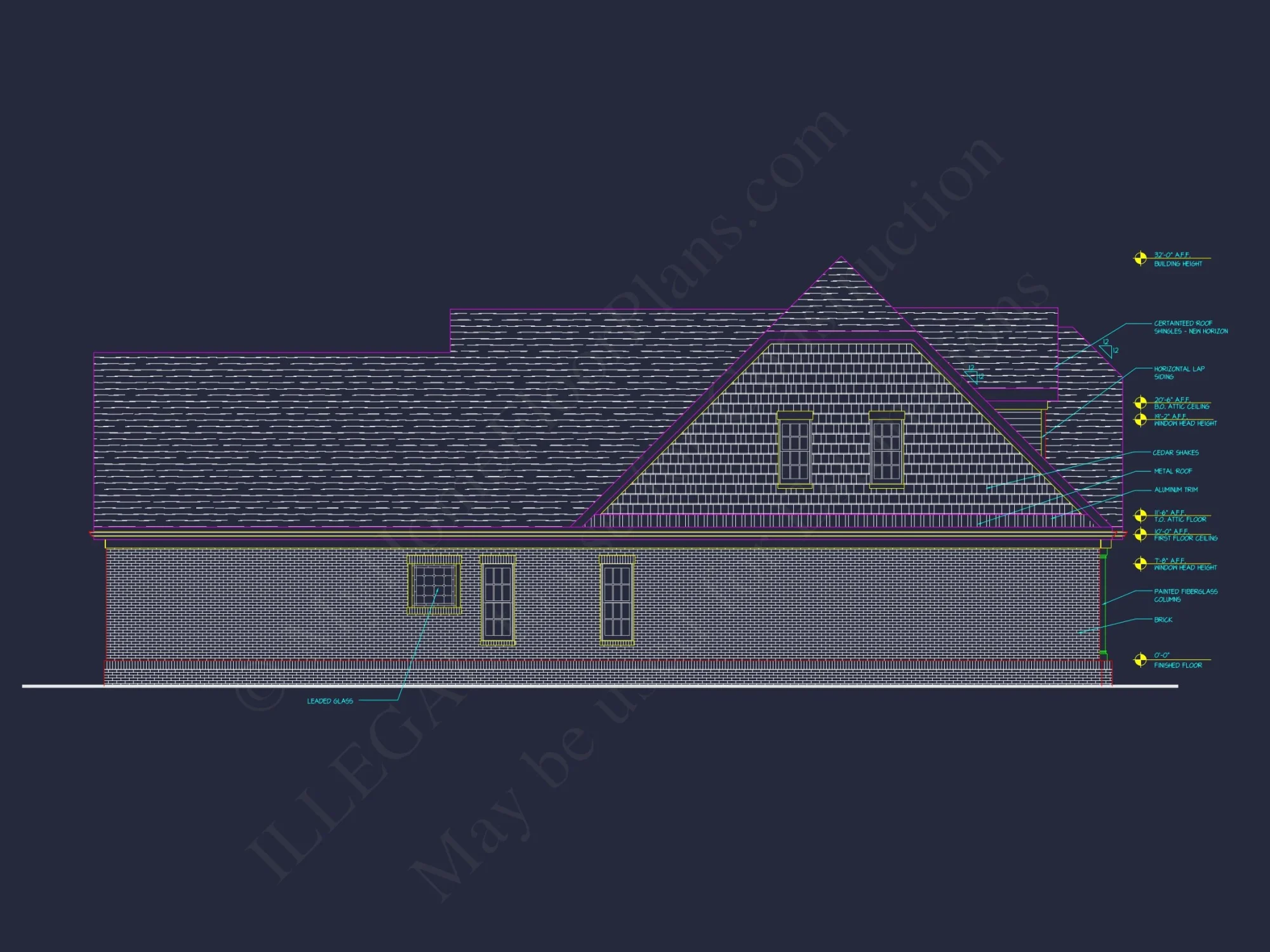Craftsman house Plan with 2 Story Layout and CAD Designs