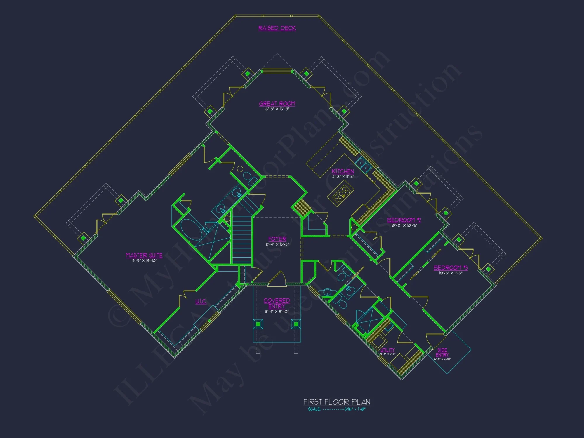 Elegant Craftsman house Plan with Vaulted Ceilings and Open Floor Design