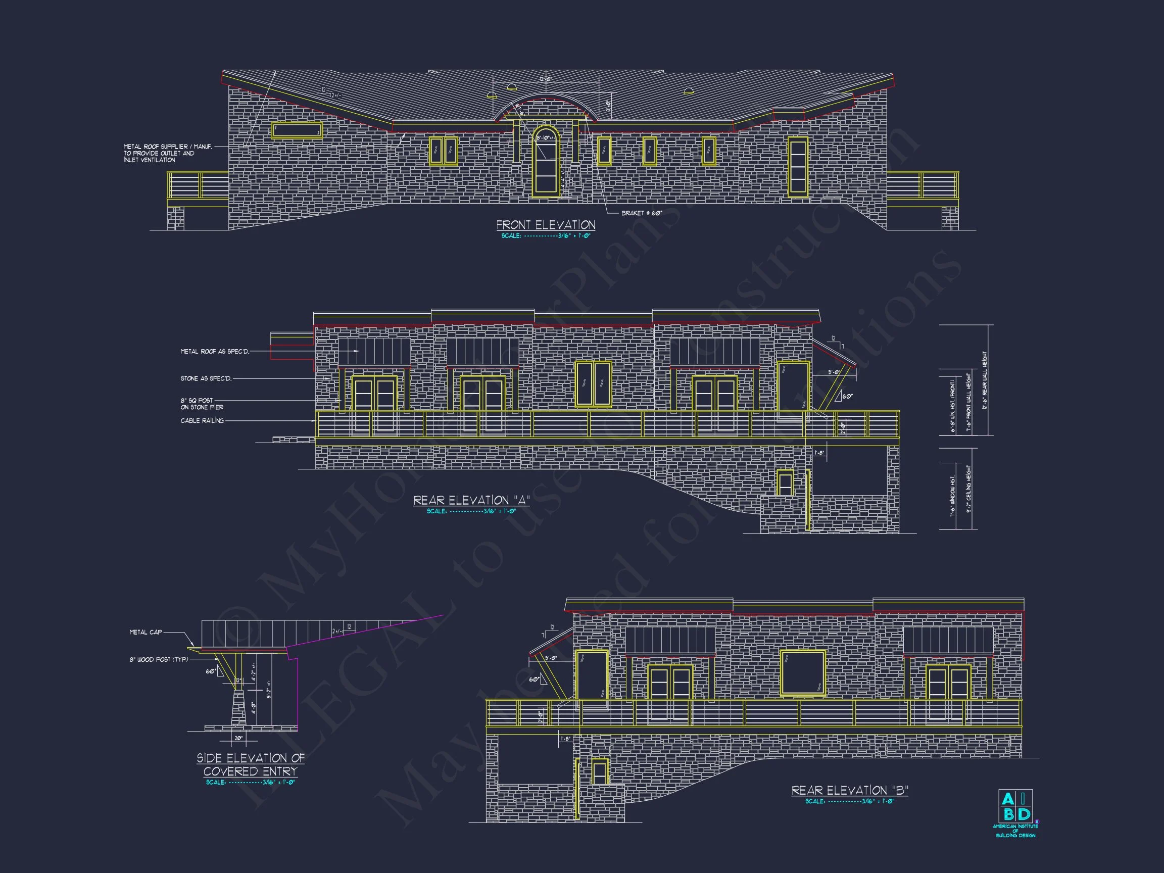 9-1138 HOUSE PLAN -Traditional Ranch Home Plan - 3-Bed, 2-Bath, 2,150 SF 2 Elegant Craftsman house Plan with Vaulted Ceilings and Open Floor Design
