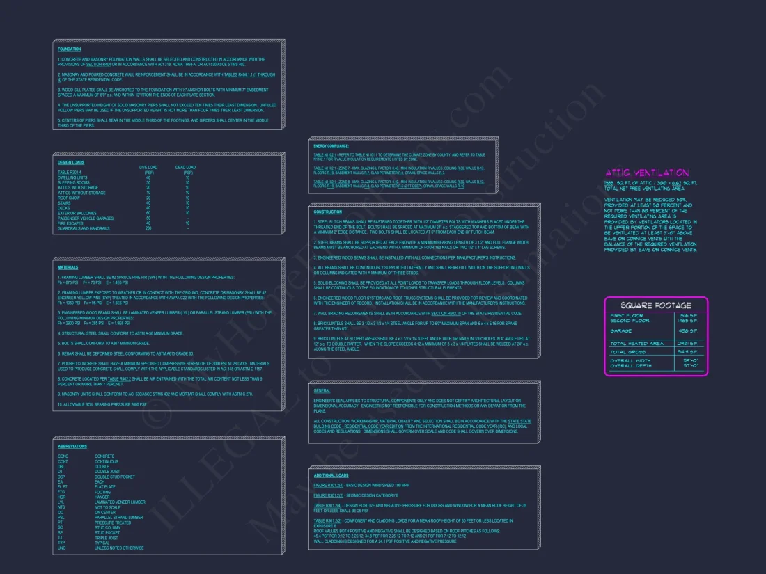 Traditional house Plan with 4 Beds, 2.5 Baths, and CAD Designs