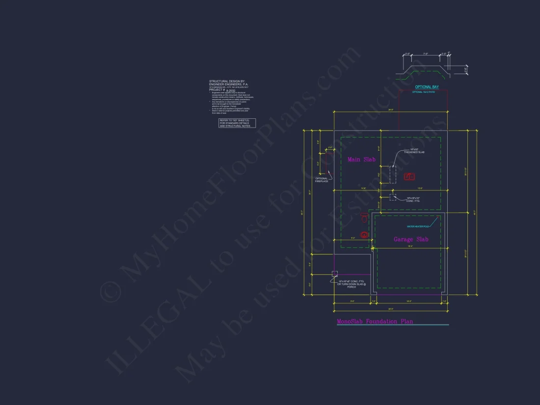 Craftsman house Plan with 28' Width, 40' Depth, and CAD Designs