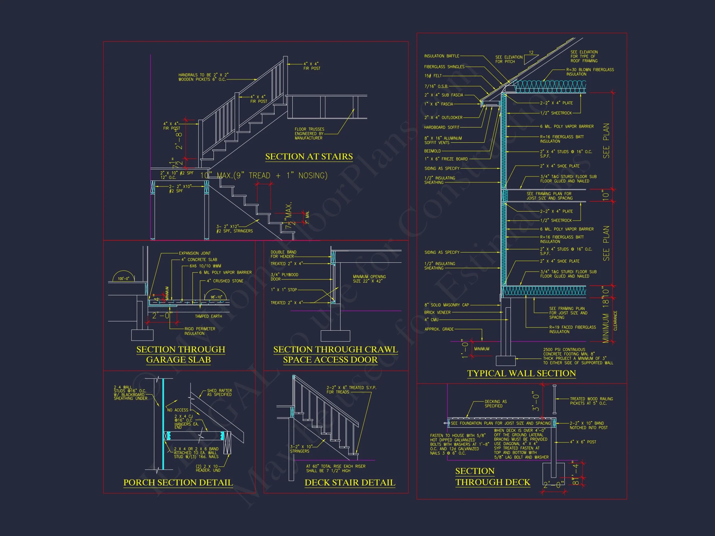 Elegant 2-Story house Plan with 2, 466 SF & CAD Designs