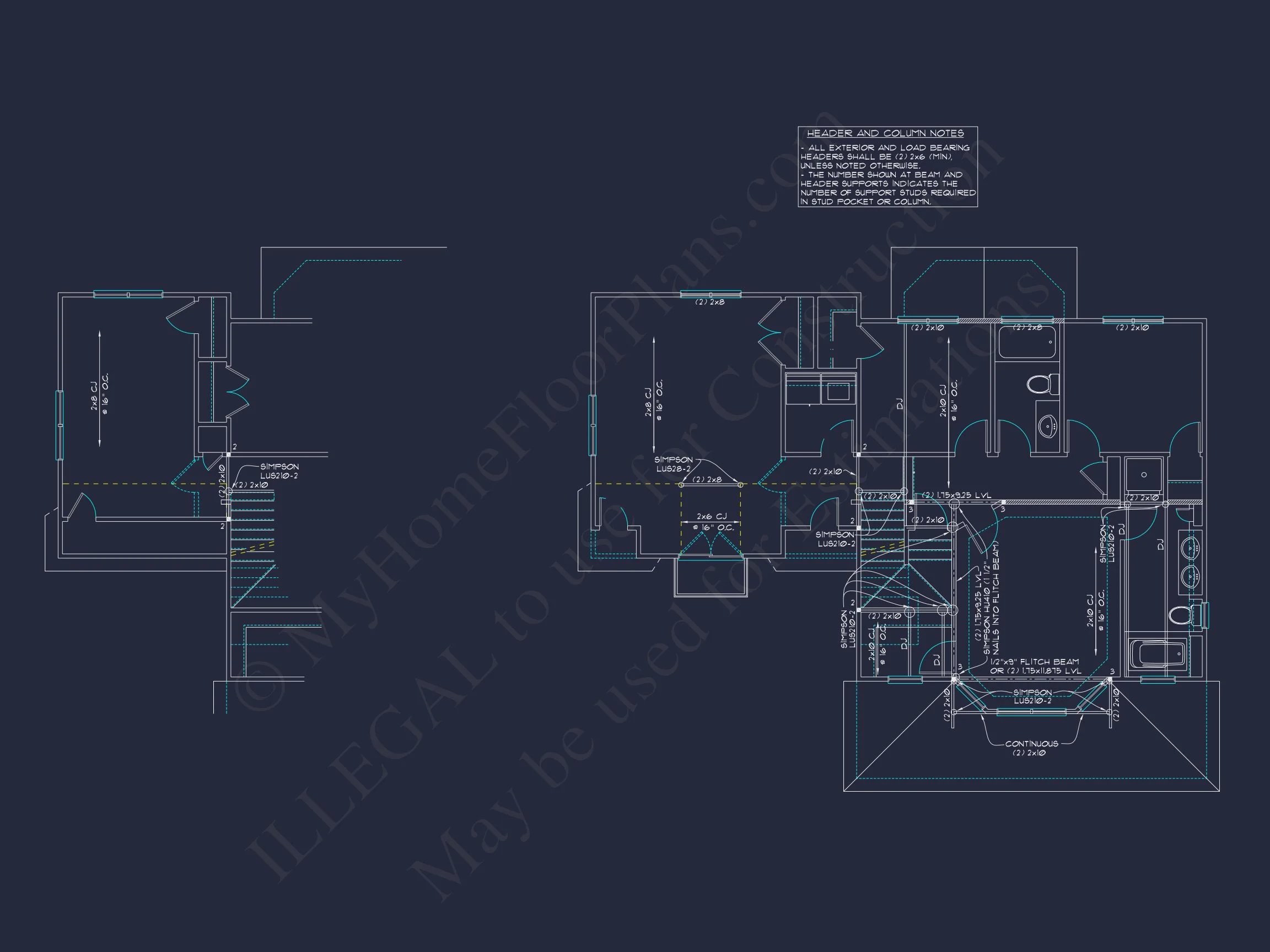 Elegant 2-Story house Plan with 2, 466 SF & CAD Designs