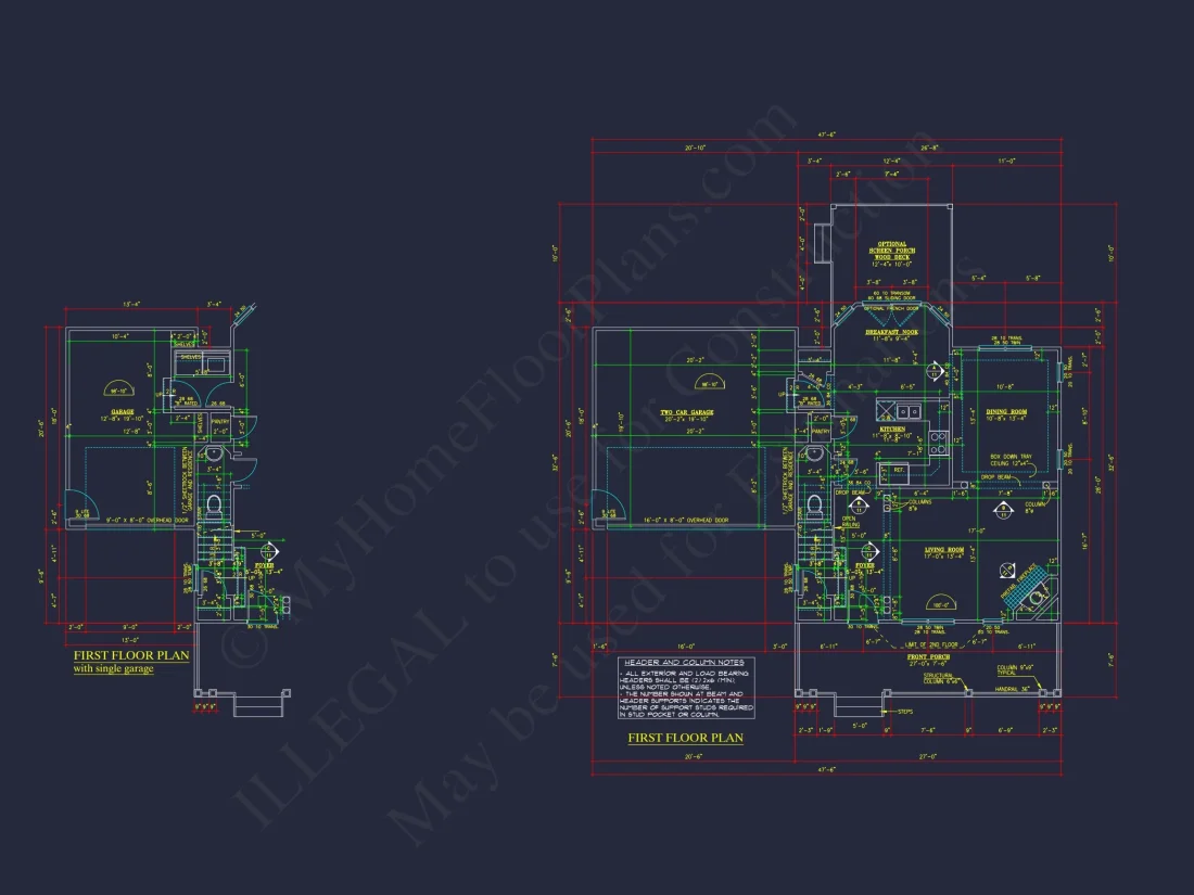 Elegant 2-Story house Plan with 2, 466 SF & CAD Designs