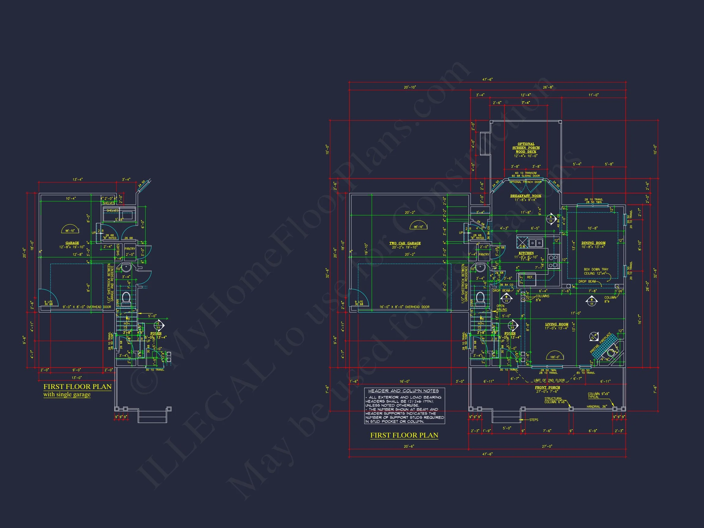 Elegant 2-Story house Plan with 2, 466 SF & CAD Designs