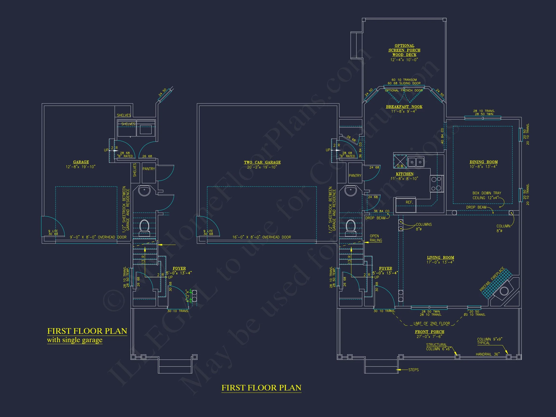 Elegant 2-Story house Plan with 2, 466 SF & CAD Designs