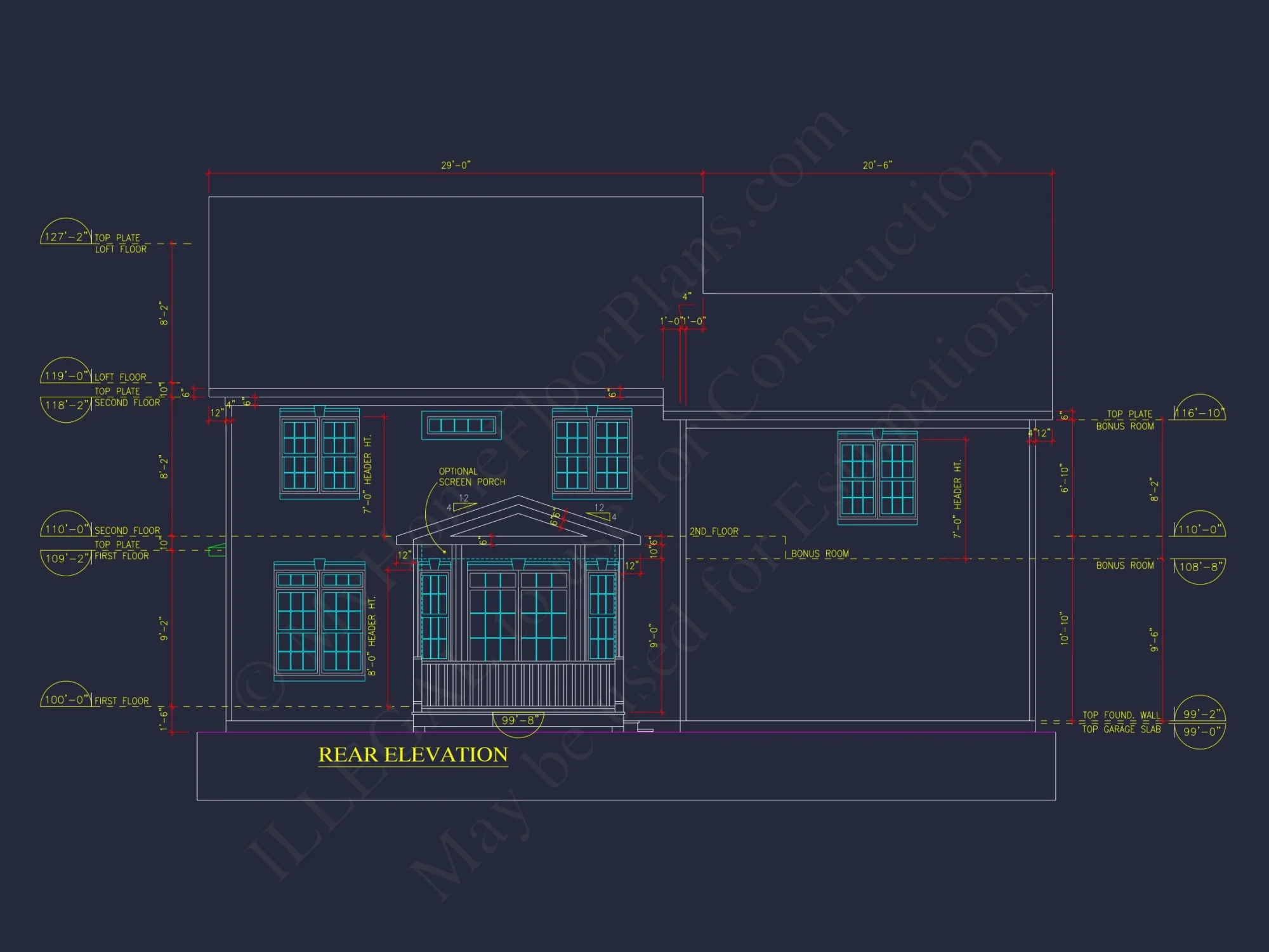 Elegant 2-Story house Plan with 2, 466 SF & CAD Designs