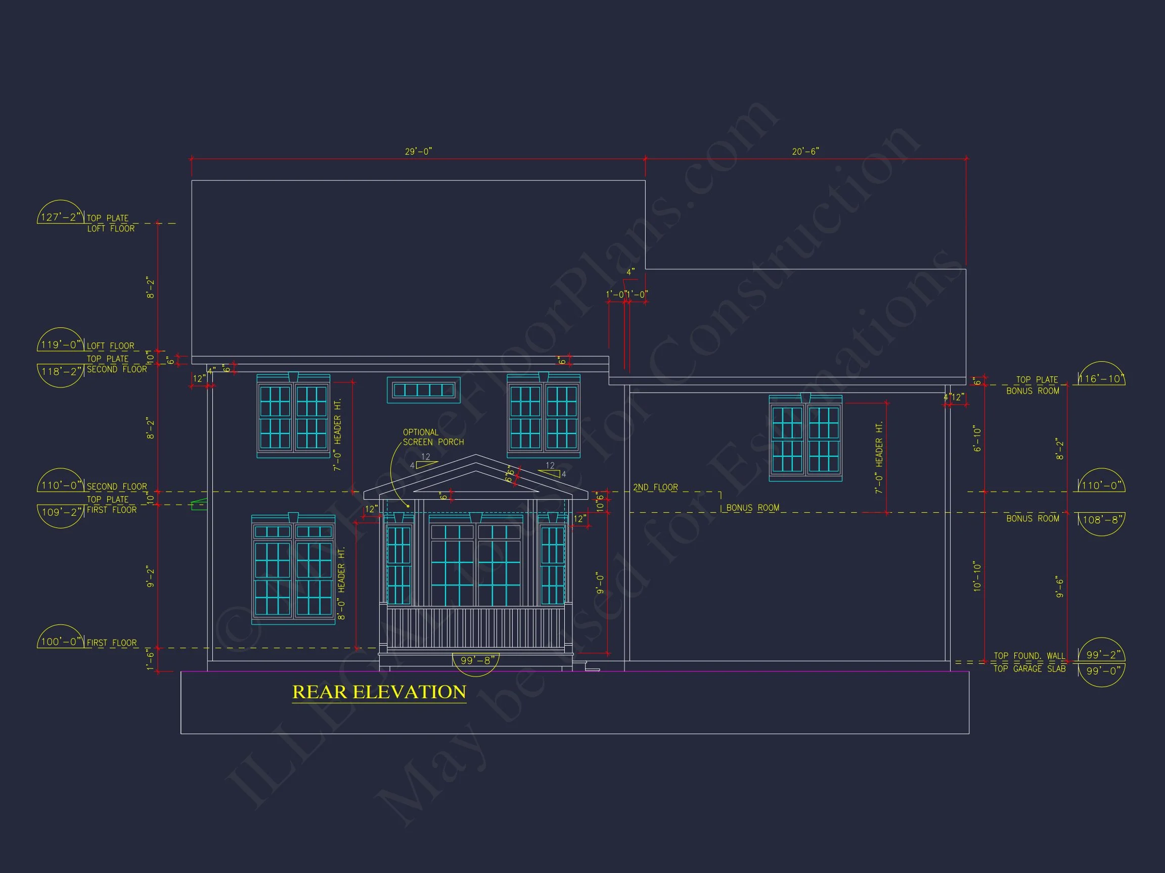 Elegant 2-Story house Plan with 2, 466 SF & CAD Designs