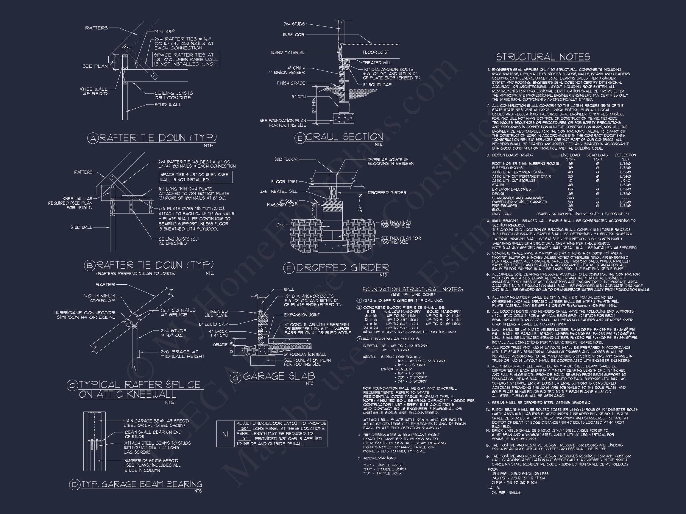 8-2005 HOUSE PLAN -New American Home Plan - 4-Bed, 3-Bath, 3,129 SF 18 house Floor Plan Blueprint Designs: Classic 4-Bedroom Layout