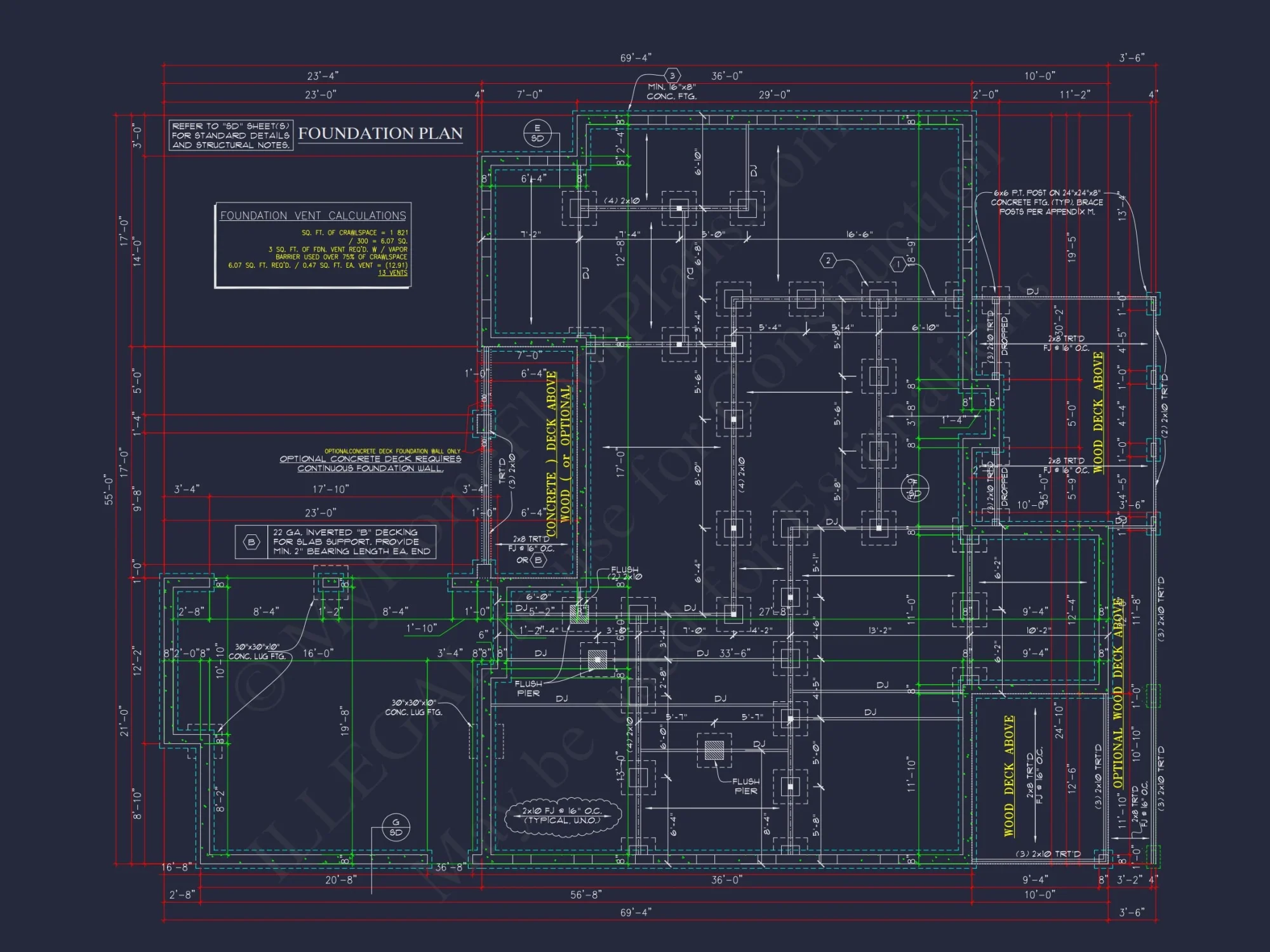 house Floor Plan Blueprint Designs: Classic 4-Bedroom Layout
