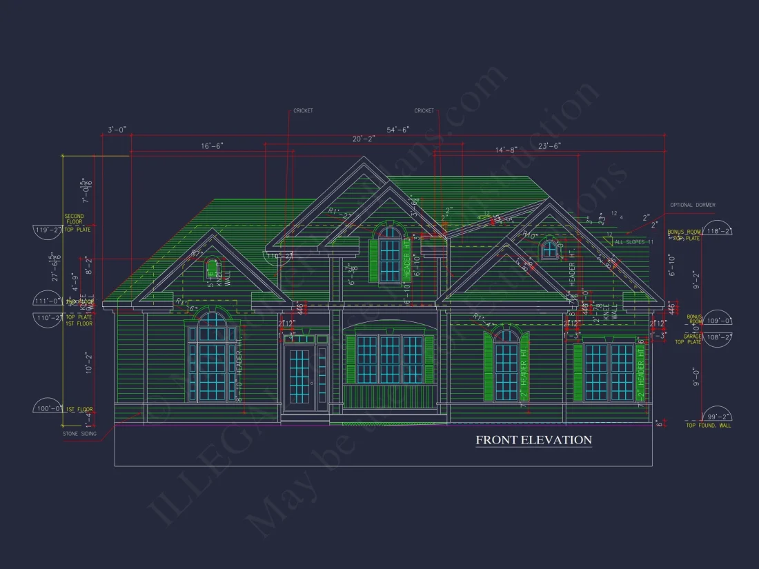 house Floor Plan Blueprint Designs: Classic 4-Bedroom Layout